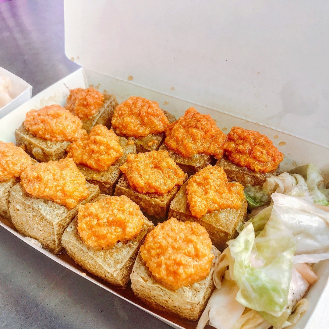 台南人氣排隊美食 銷魂蟹黃臭豆腐 八塊只要40元銅板價 旅遊 聯合新聞網