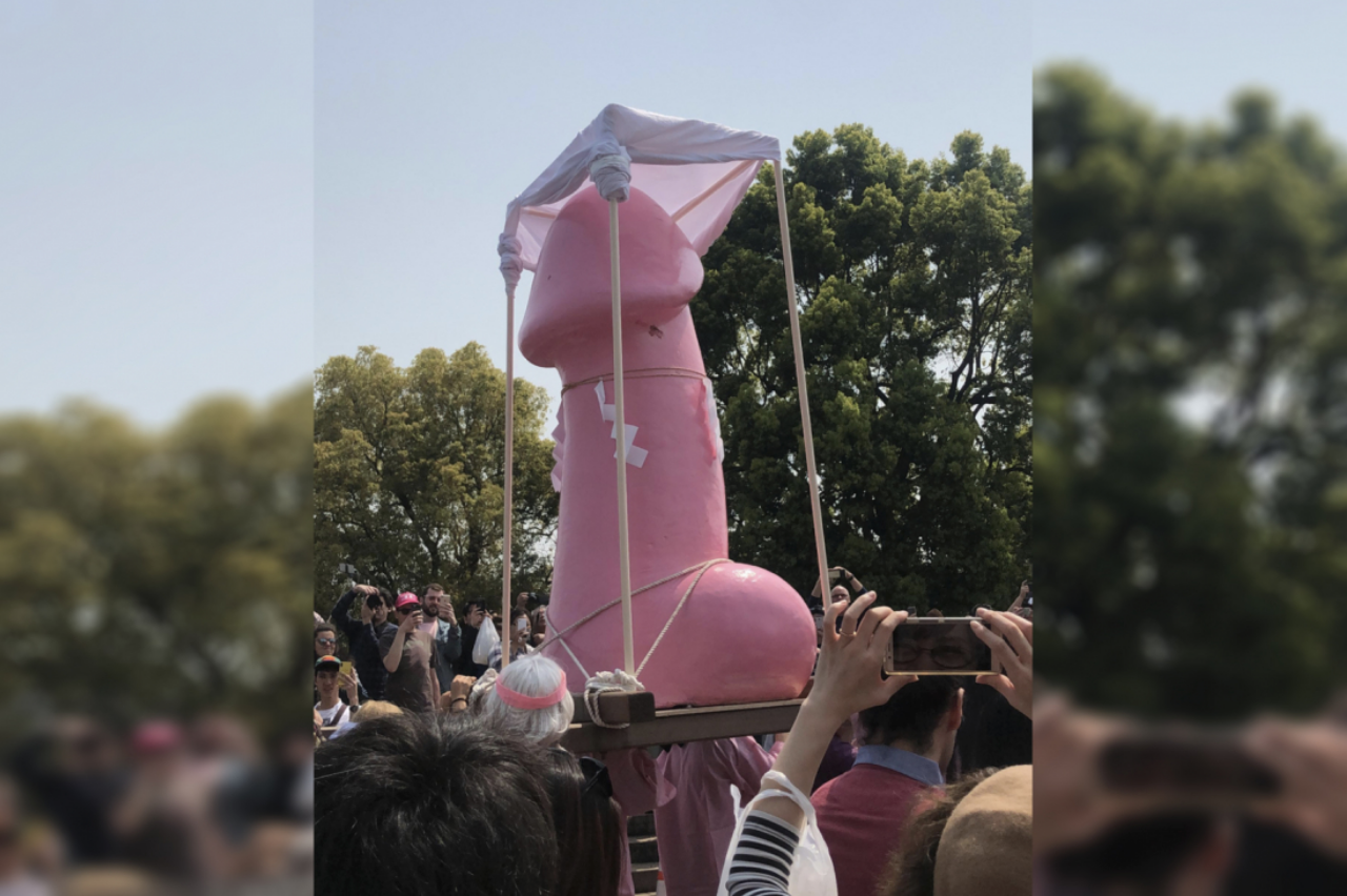 一柱擎天 成神物 日本人氣奇妙祭典 金山神社男根祭 旅遊 聯合新聞網