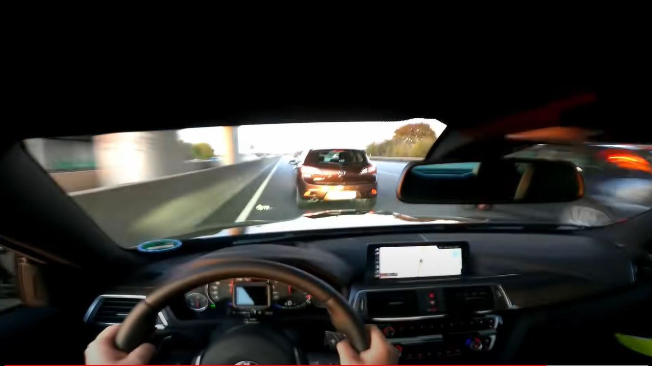 影 Bmw M4無限速公路上演驚魂記280 140km H 2秒急煞 新鮮趣聞 國際車訊 發燒車訊