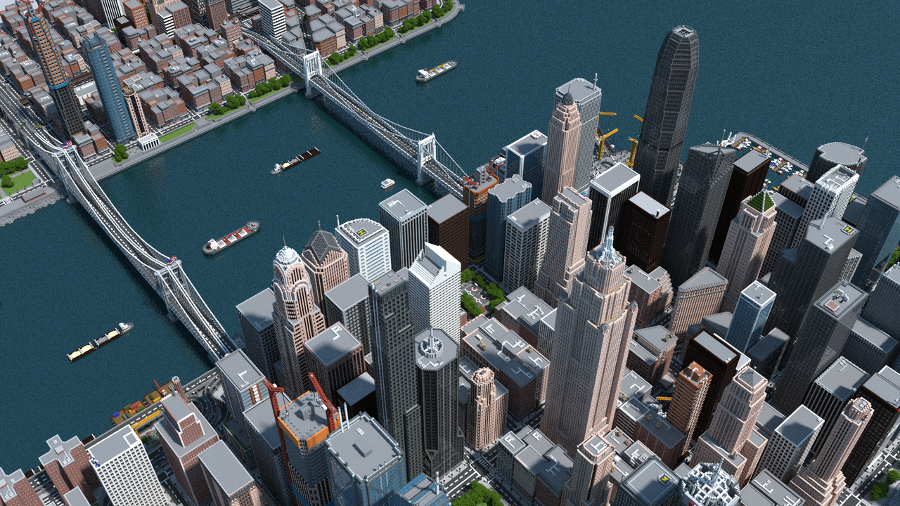 歷時3年獨立製作 神人玩家在 Minecraft 打造了一座虛擬美國城市 Udn遊戲角落