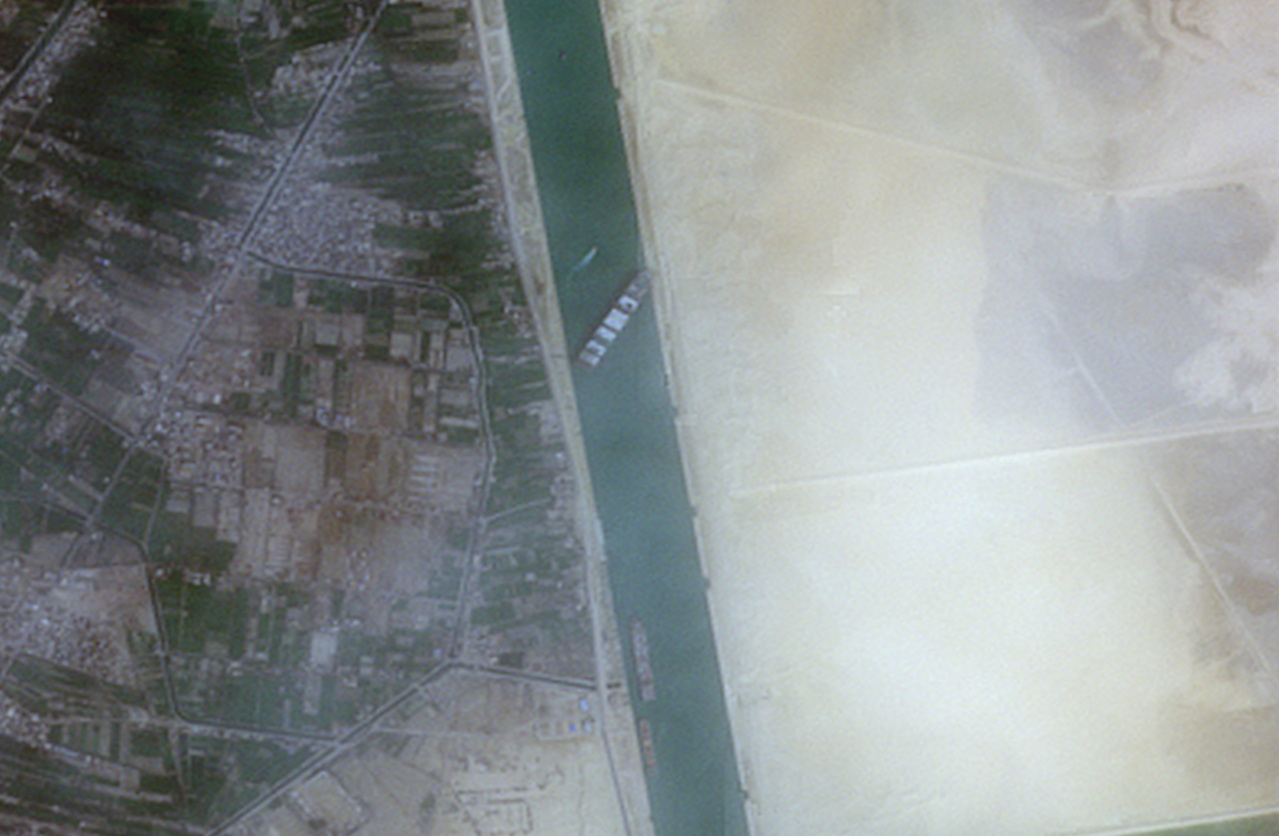 圖https://uc.udn.com.tw/photo/2021/03/25/1/11947585.jpg, [問卦] 蘇伊士運河為何沒建雙向通道呢???