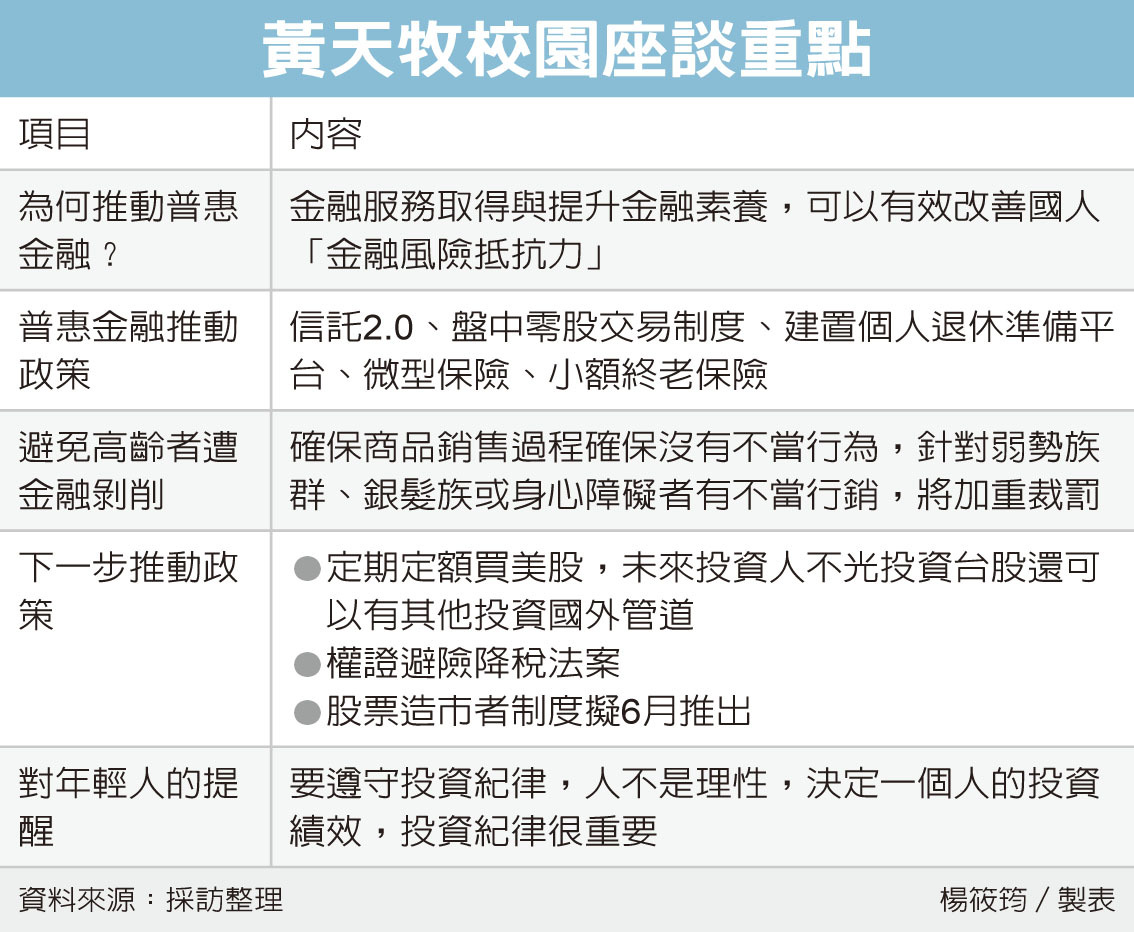 金融座談巡迴系列 金管會普及金融服務五路並進 金融脈動 金融 經濟日報