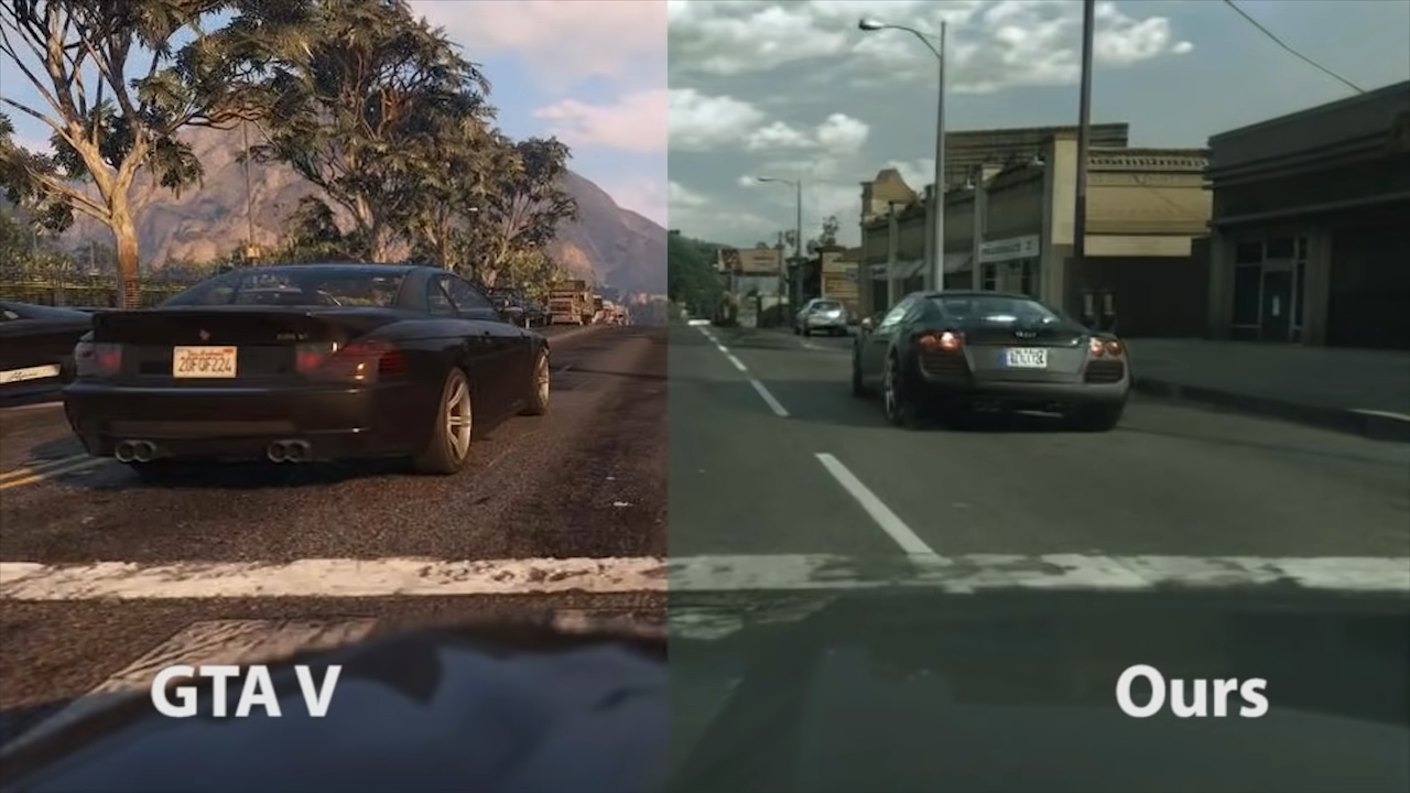 Intel新ai技術強化 Gta5 畫質洛聖都道路逼真如google街景 Udn遊戲角落