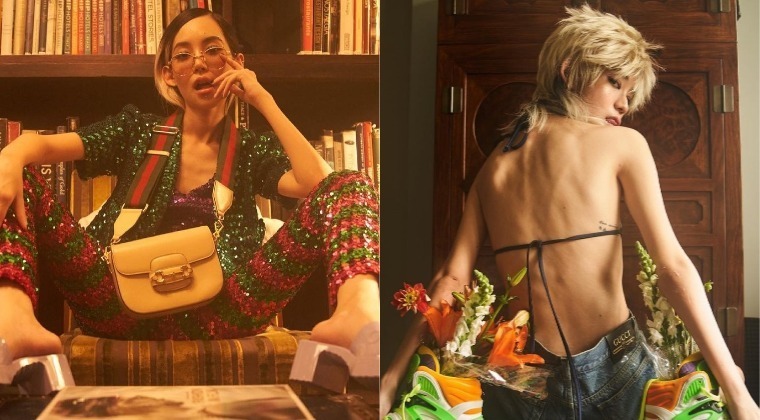 下戲後更性感 轉學來的女生 娜諾新時尚大片 慵懶性感穿gucci比基尼展現緊實曲線 亞洲名人 時尚名人 Udnstyle