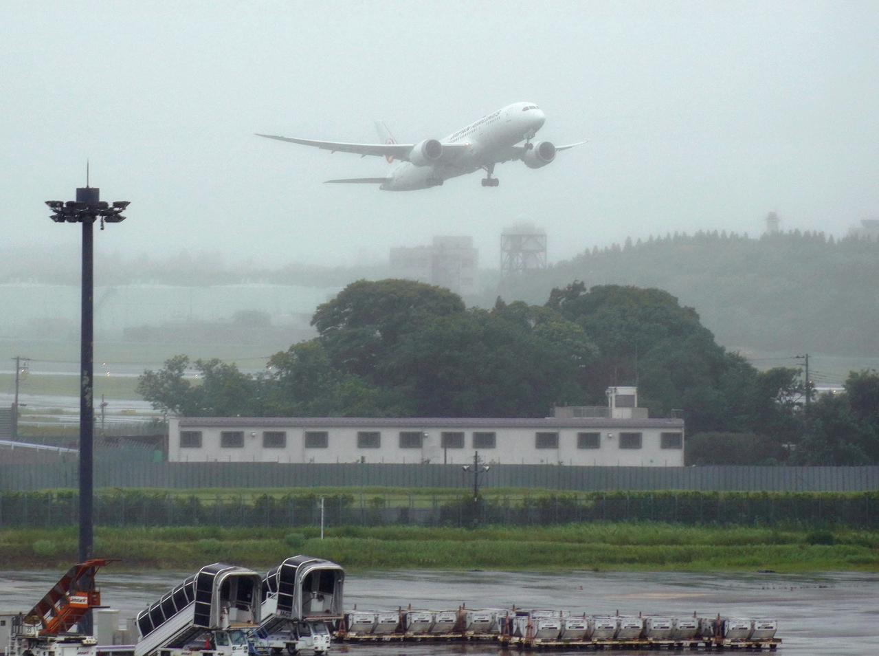 成田機場迎東奧跑道旁草坪秀tokyo 字樣 東京奧運 運動 聯合新聞網