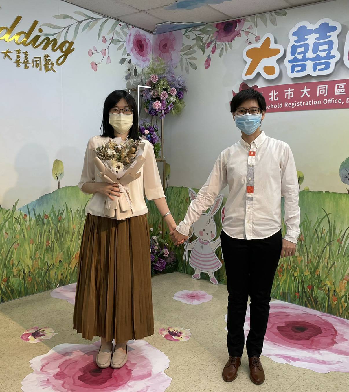 北市大同區公所同志聯誼首對情侶結婚登記互許終身 大台北 地方 聯合新聞網