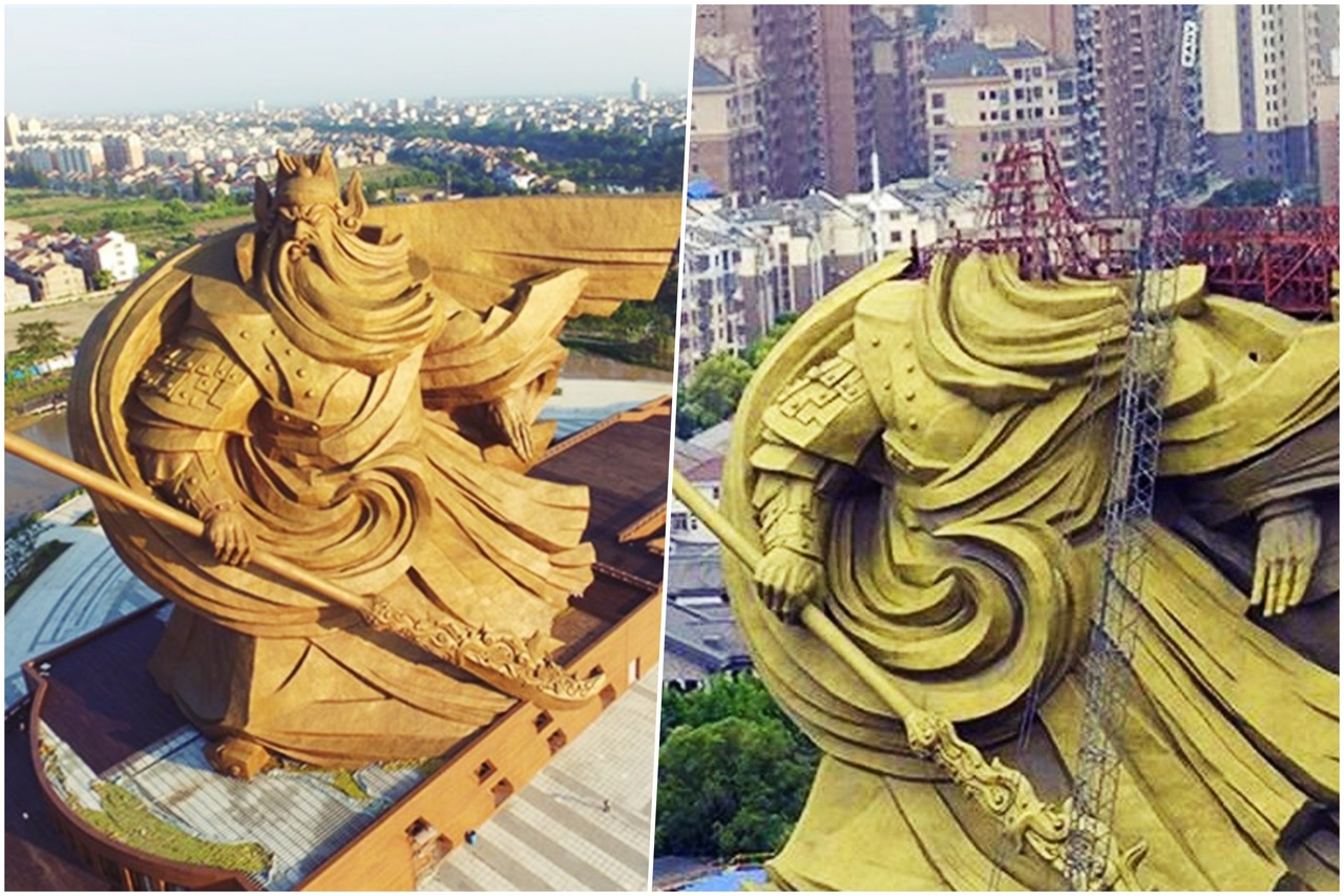 被斬首的「荊州超大型關公」：中國魔幻違建案的爛尾輪迴？ | 過去24