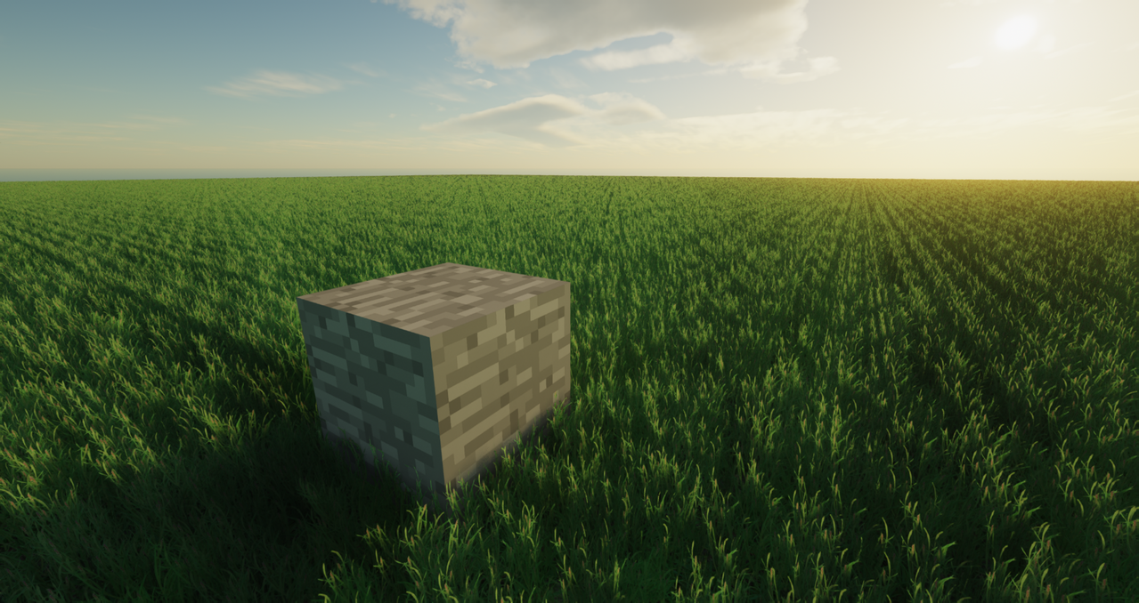 [閒聊] Minecraft玩家製作真實草地材質 像在踏青