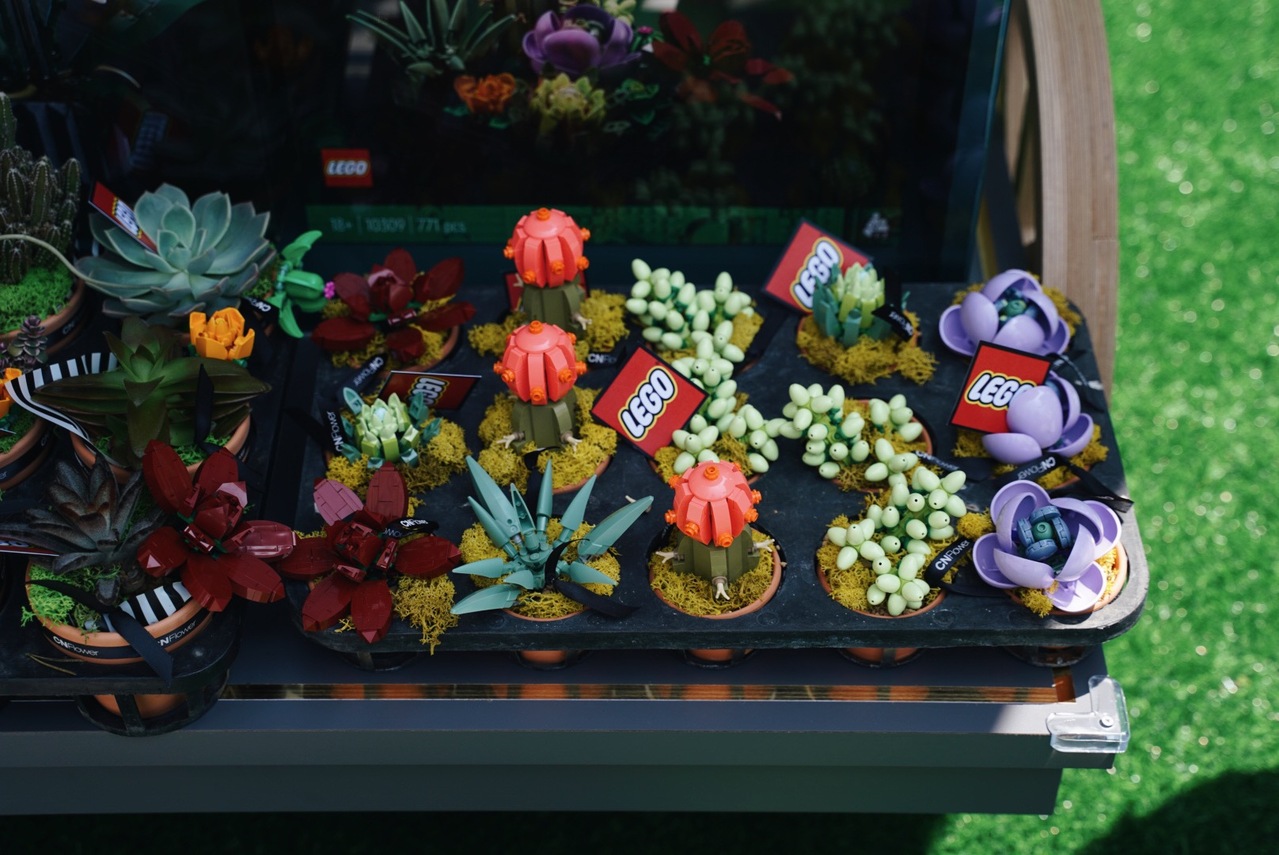 Lego Cnflower打造樂高溫室 療癒多肉 細膩蘭花新品搶先看 誠品信義1樓戶外登場 質感生活 500輯