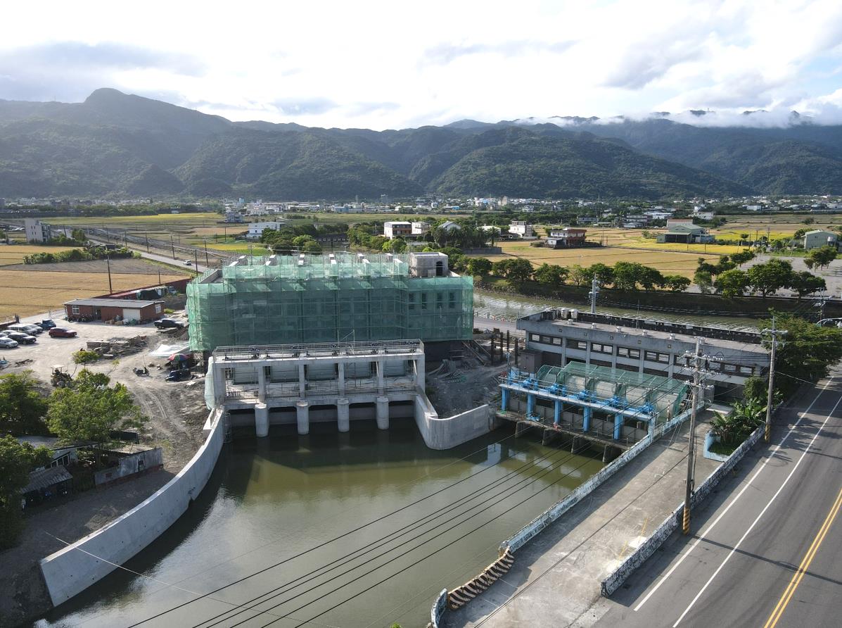 「砂仔港二号抽水站新建工程」获金质奖水利类佳作。图／宜兰县政府提供