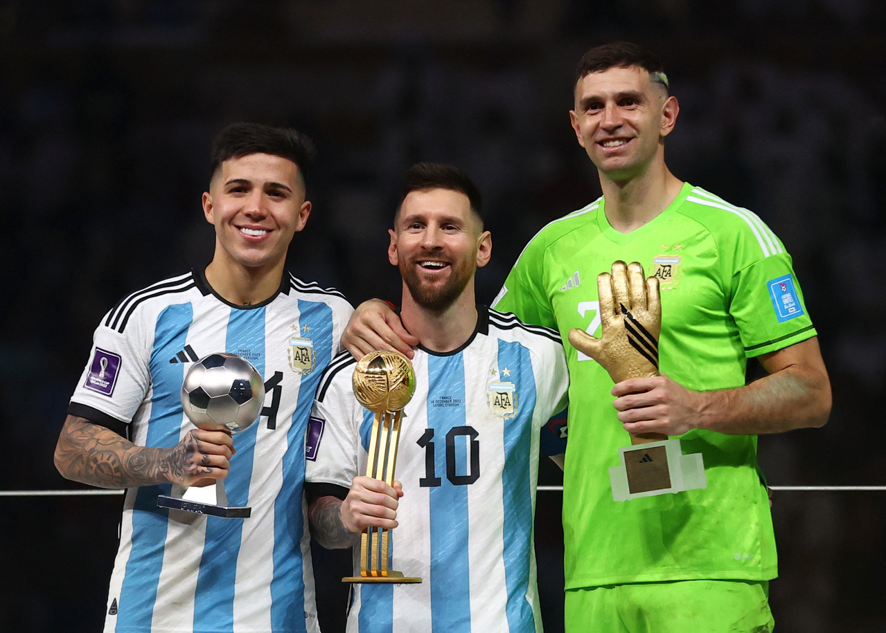 世足賽／冠軍戰狂鏟球 阿根廷費南德斯奪個人獎梅西認證