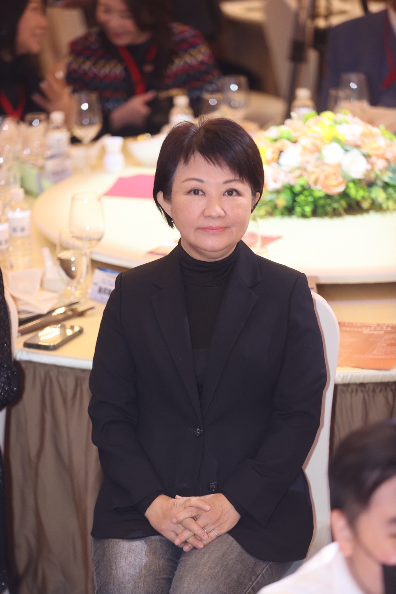 台中市长卢秀燕今天下午出席台湾女力论坛暨中台湾女力论坛联合会成立大会。记者黄仲裕／摄影
