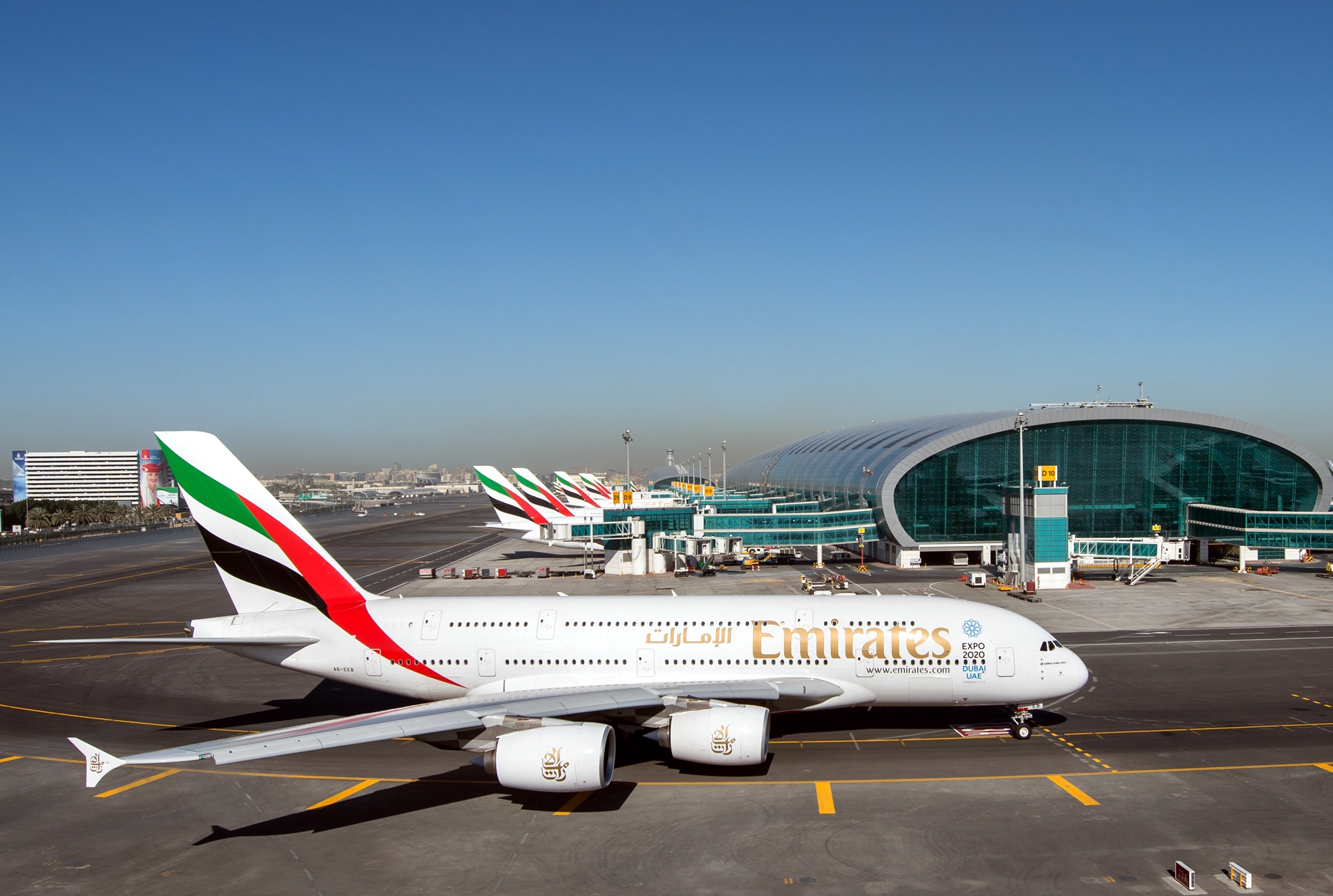 阿联酋航空强化各洲营运量能，8月1日起将恢复A380旗舰客机直飞台北—杜拜航线。图／阿联酋航空提供