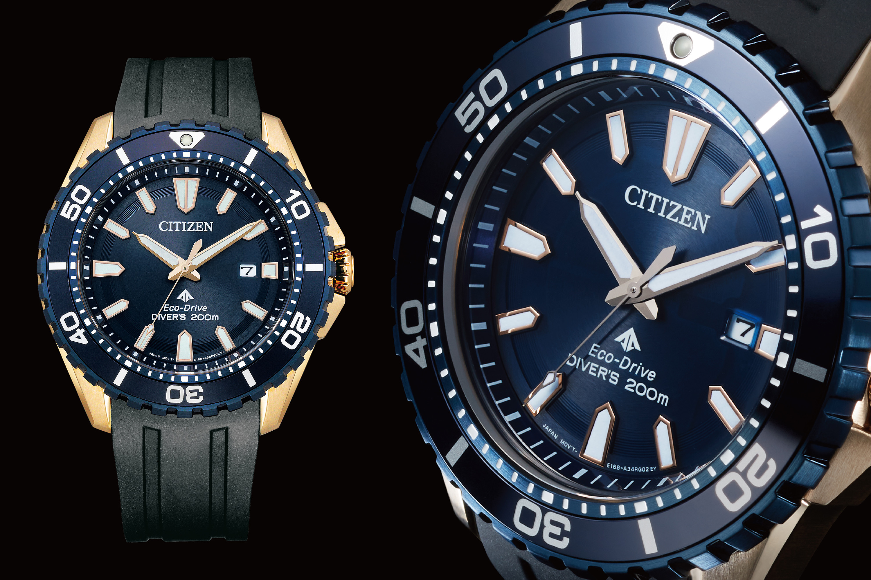 CITIZEN以PROMASTER系列BN0196-01L腕錶，精鋼錶殼搭配橡膠錶帶，14,800元