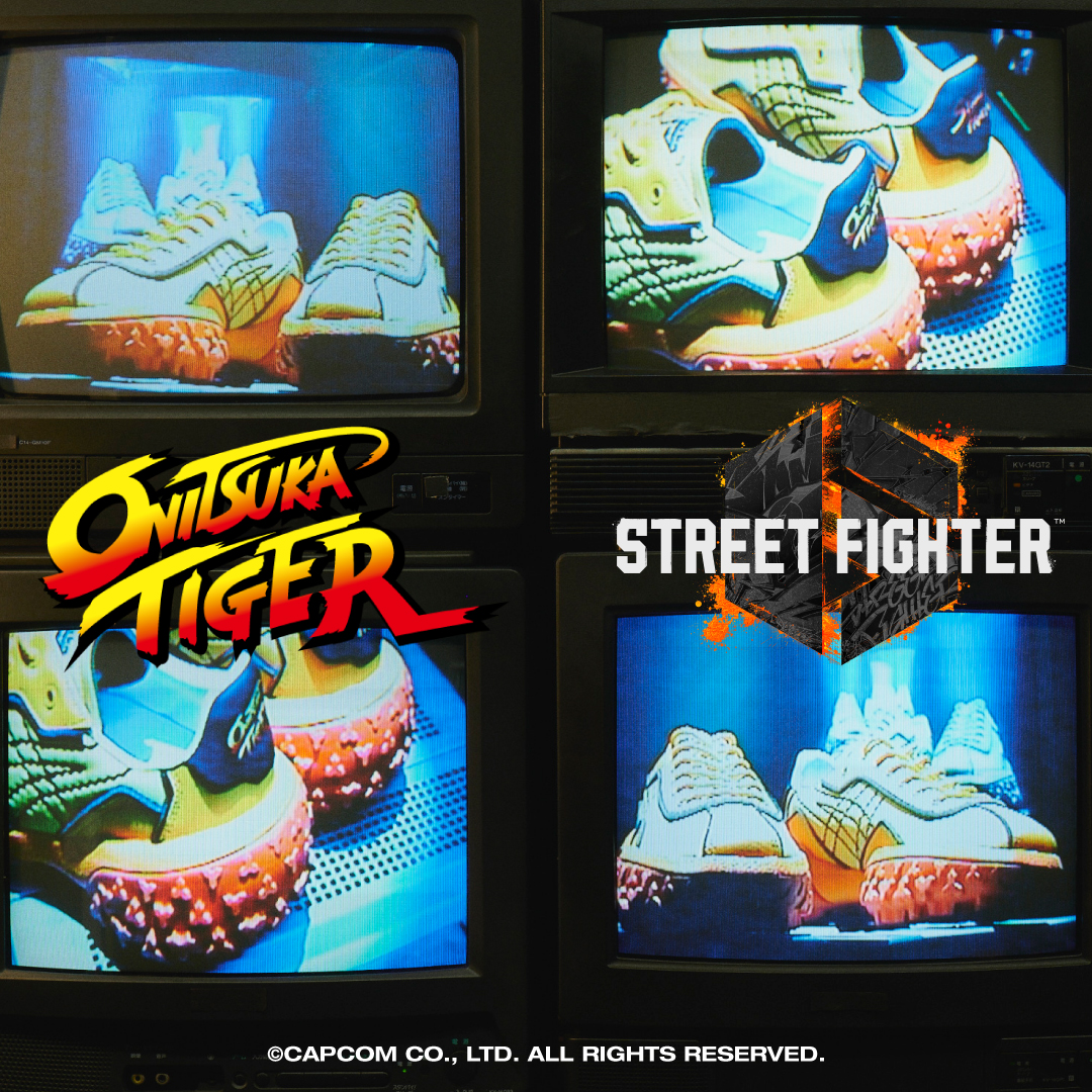Onitsuka Tiger攜手「快打旋風6」讓遊戲玩家在虛擬、真實世界都能 
