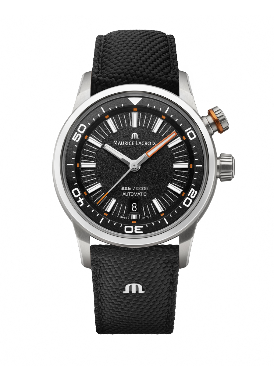 艾美錶奔濤系列S腕錶，精鋼錶殼，防水深度300公尺，搭載ML115自動上鍊機芯，...
