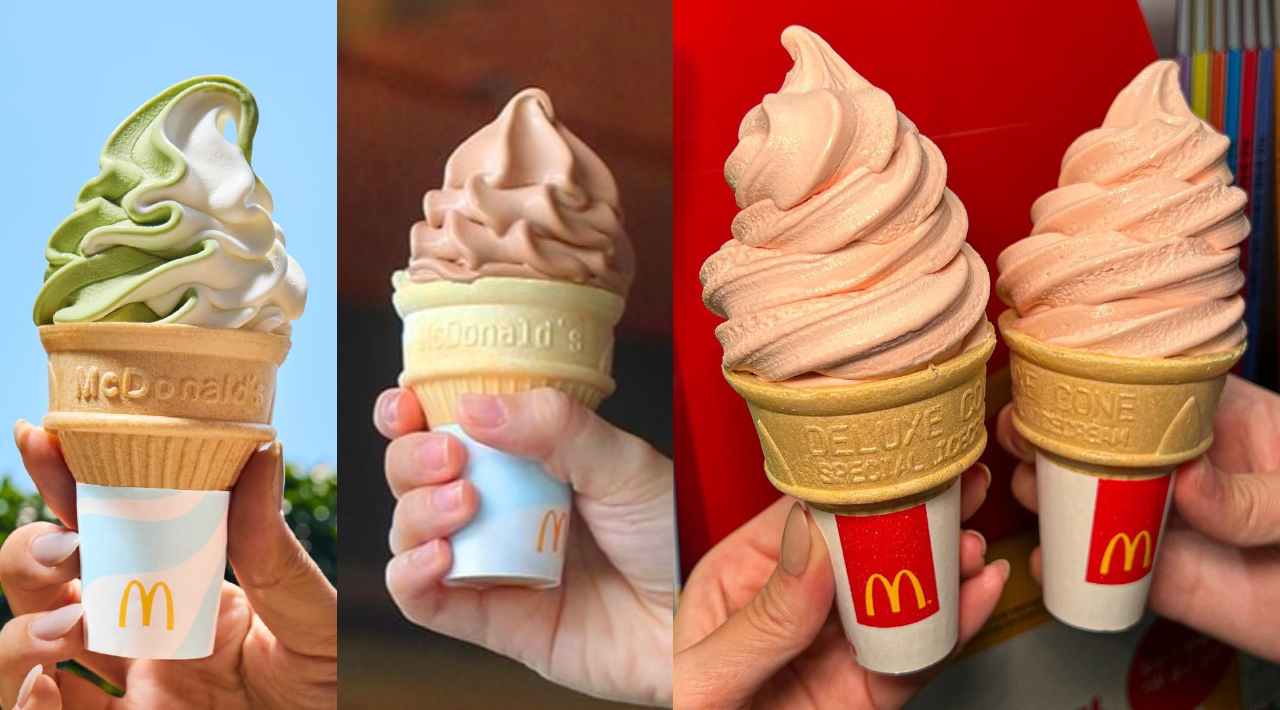 麥當勞蛋捲冰淇淋大賞！韓國「草莓冰淇淋」夢幻回歸新加坡最新「抹茶冰淇淋」絲滑開賣| 旅遊| 聯合新聞網