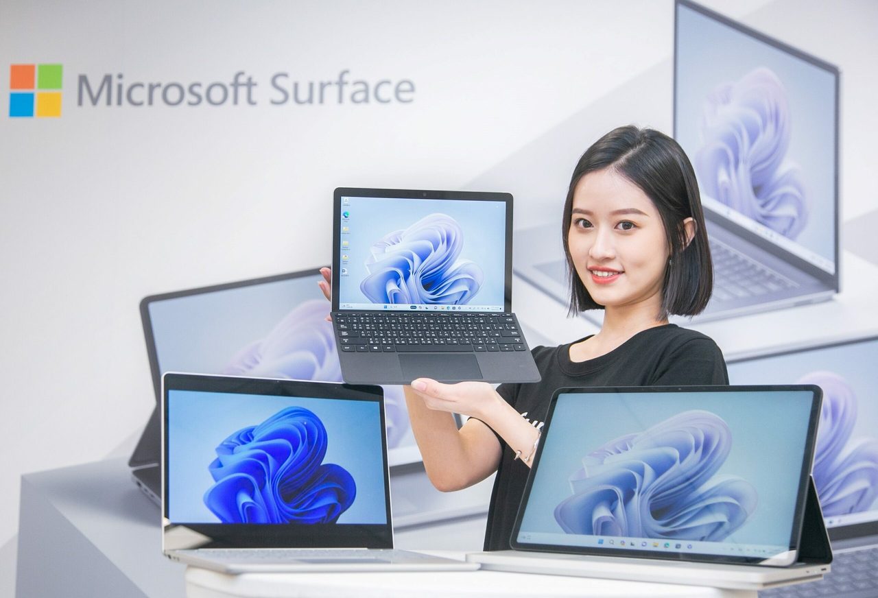 微將Surface Laptop Go 3、Surface Laptop Studio 2與Surface Go 4商務