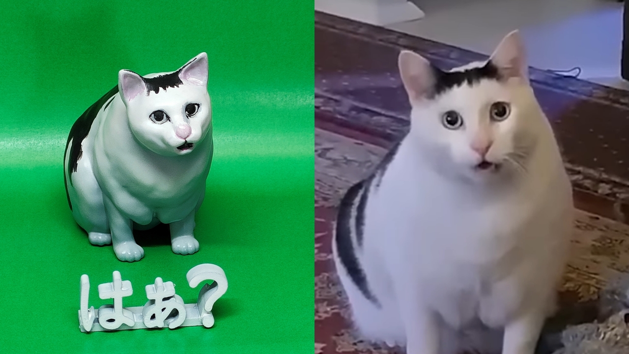 人氣迷因「蛤貓」實體化！網製作模型展出英、日雙語狀聲立牌超有梗| 新聞資訊| udn遊戲角落