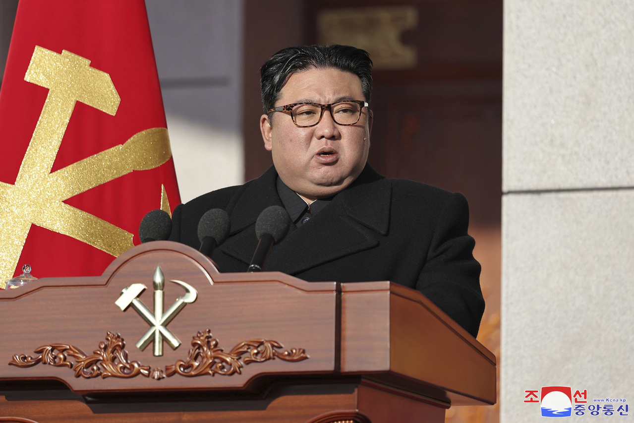 北韩领导人金正恩。（美联社）