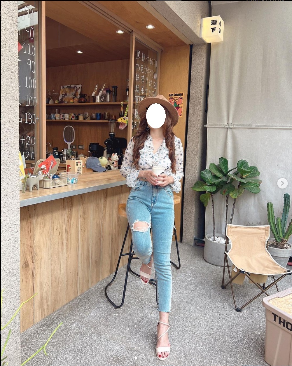 一名网美因拍照移动咖啡厅盆栽遭老板制止，怒而在IG上公审店家。