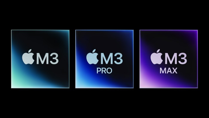 苹果目前最先进的自研晶片M3，是在2023年10月推出。  美联社