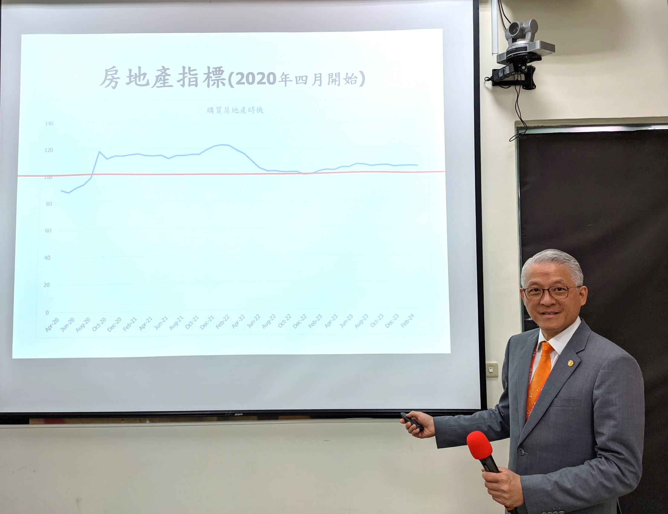 台湾房屋集团副总裁周鹤鸣表示，新青安补贴下，升息不影响首购需求。图／台湾房屋提供