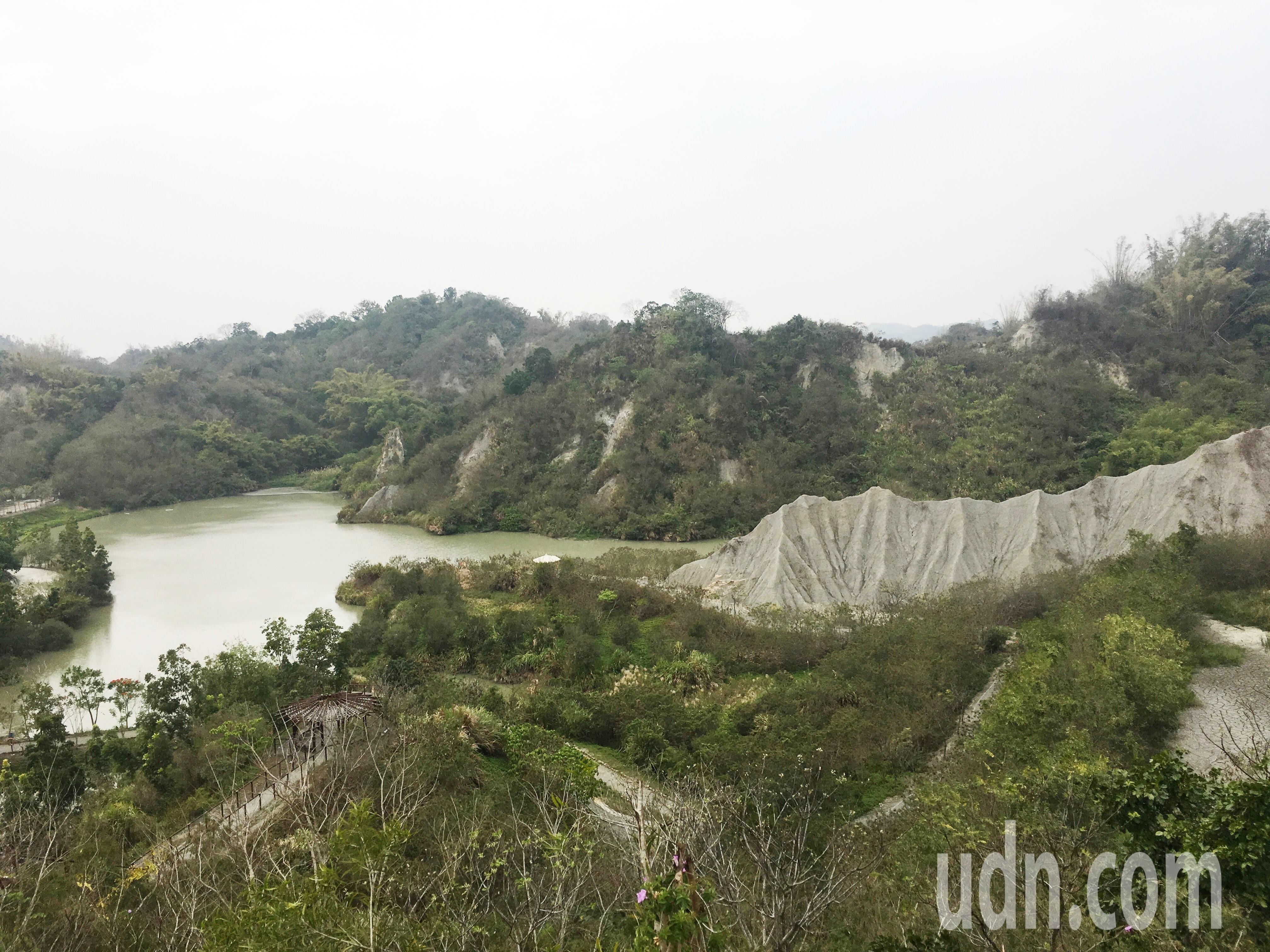 台南市「龙崎牛埔恶地地质公园」有世界级特殊地点。记者吴淑玲／摄影