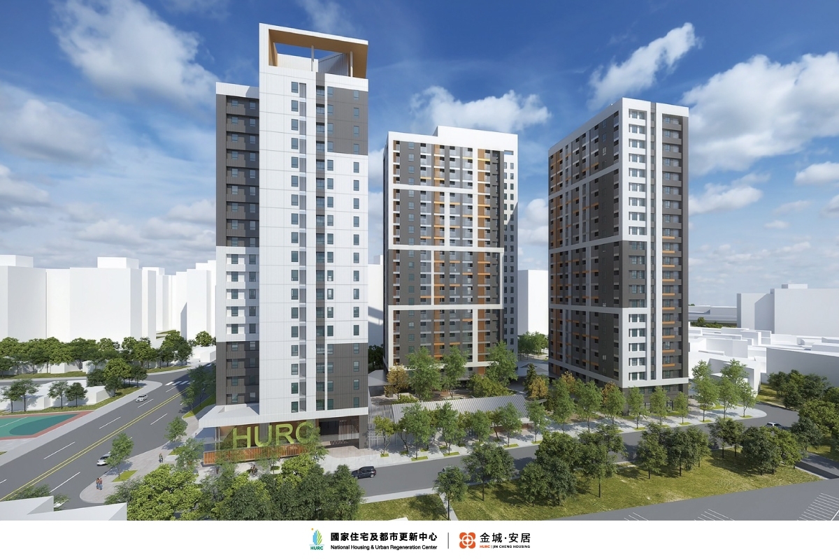 国家住都中心在新竹市东区兴办的「金城安居」社会住宅新建统包工程今天顺利决标，此社宅将采预铸工法兴建，提供922户居住单元，预计2029年完工。图／国家住都中心提供