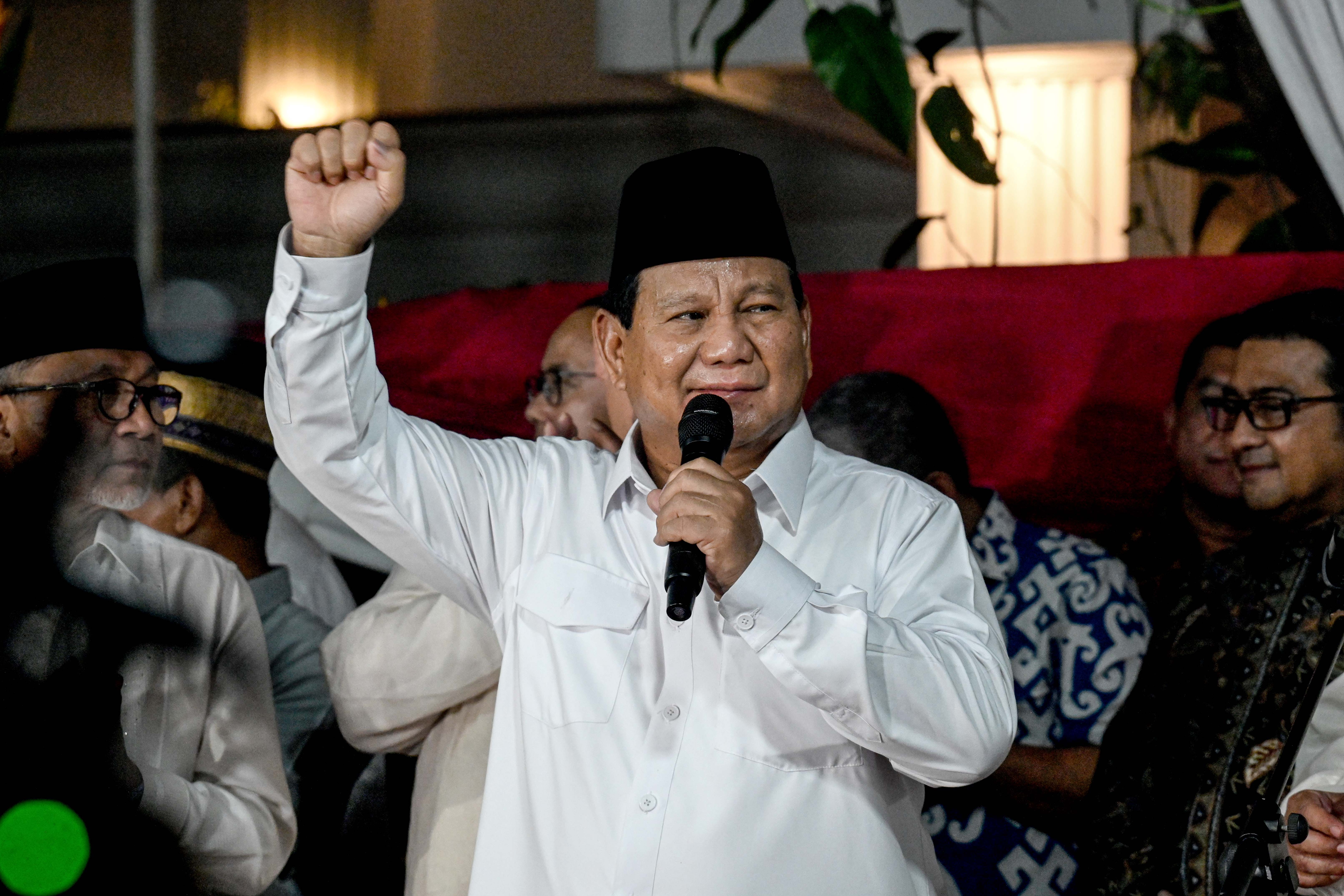 印尼准总统普拉伯沃（Prabowo Subianto）应大陆国家主席习近平邀请，将于3月31日至4月2日访问大陆。（新华社）