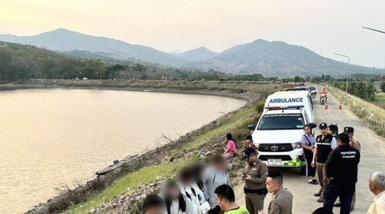 清迈水库发现青少年尸体。图撷自普吉岛公报