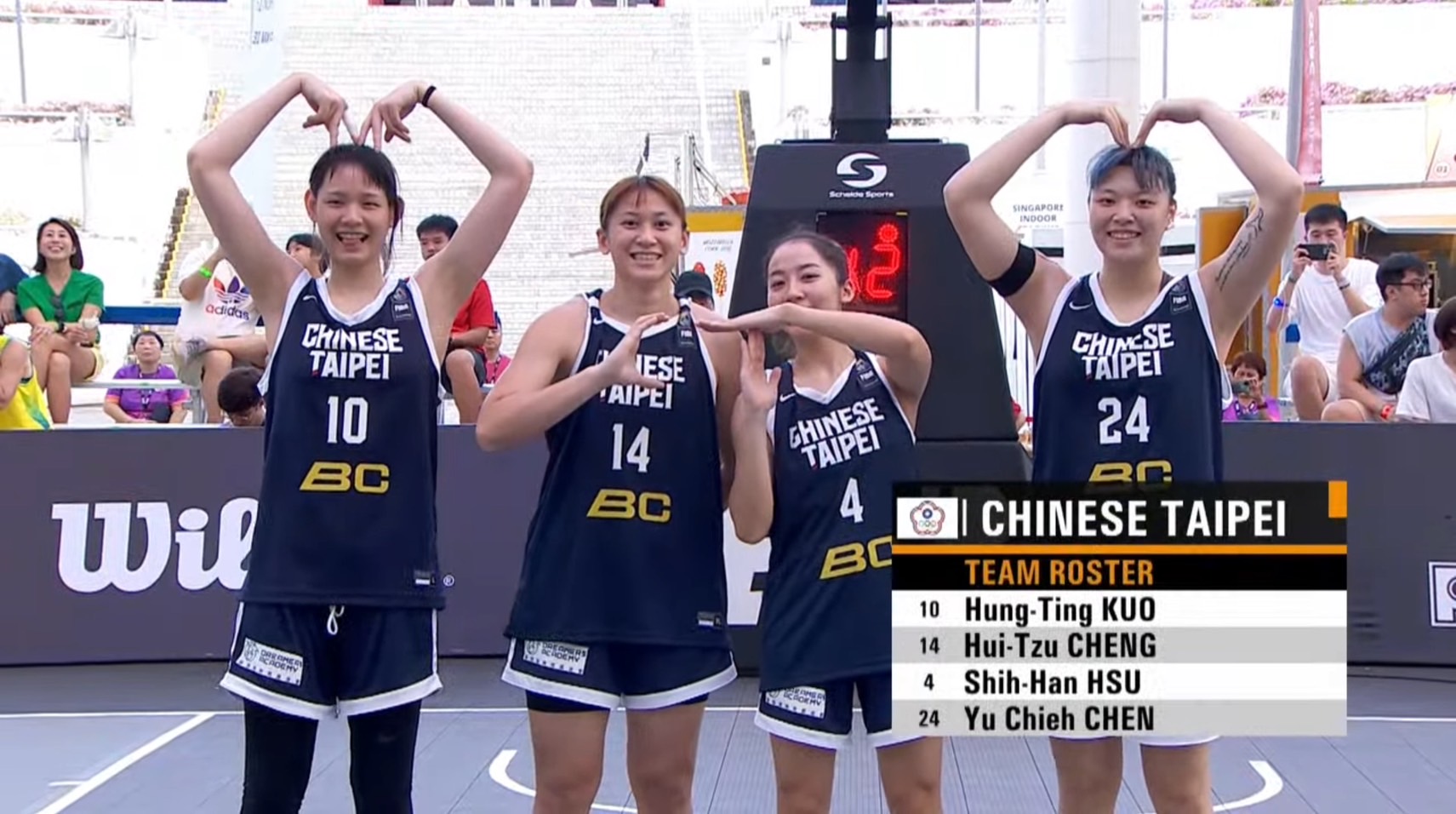 中华女子3X3代表队季军战不敌蒙古。图自FIBA 3x3 Youtube