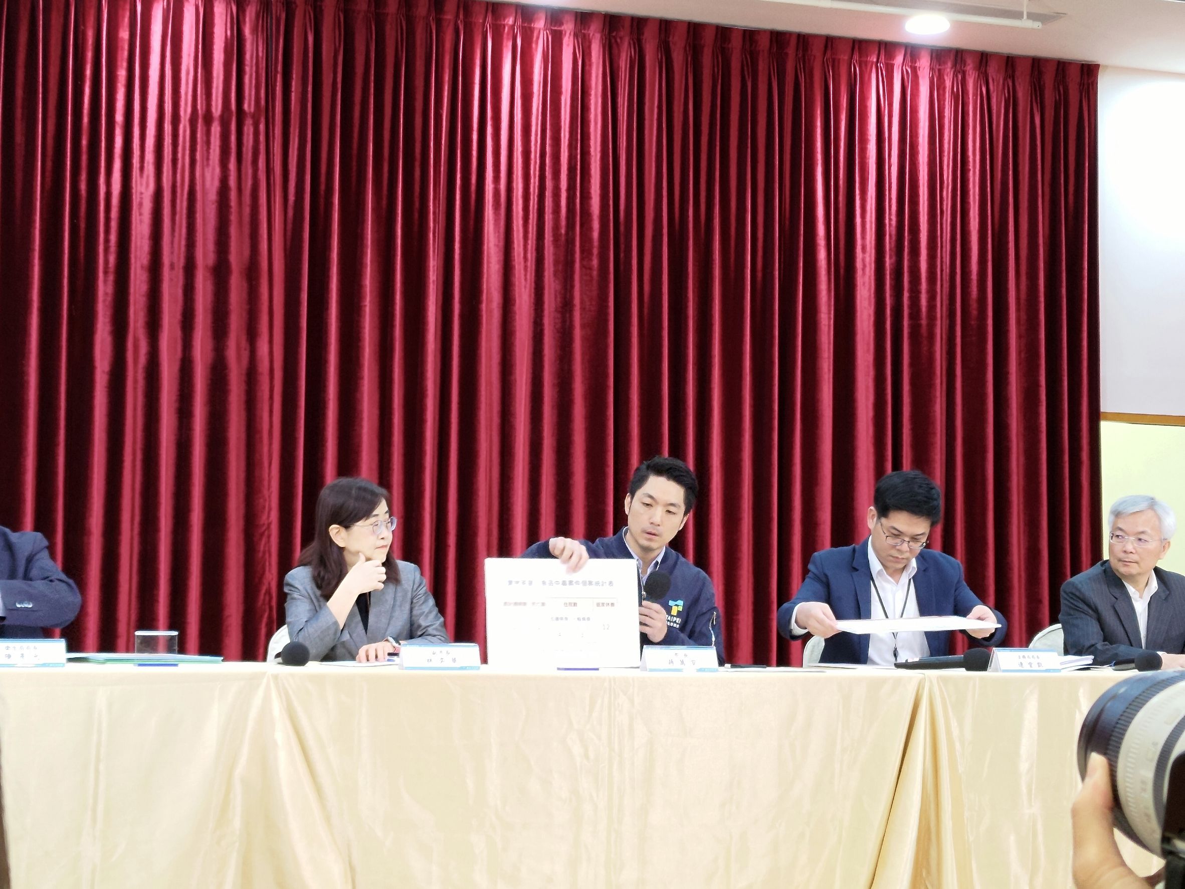 台北市长蒋万安今天下午主持宝林案进度处理记者会。记者林丽玉／摄影
