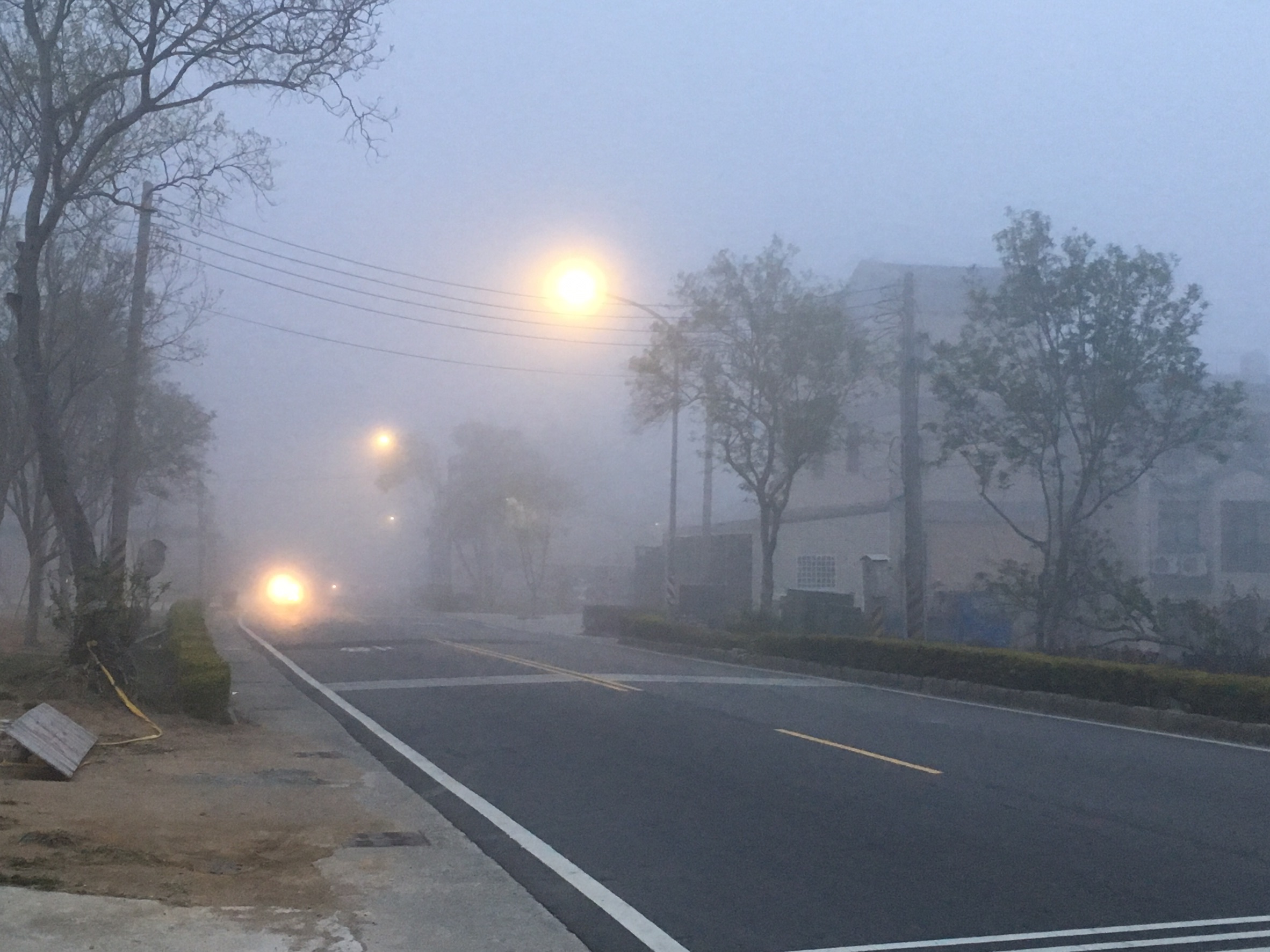 适逢清明连假疏运，金门连日起雾影响能见度。示意图。图／本报资料照片