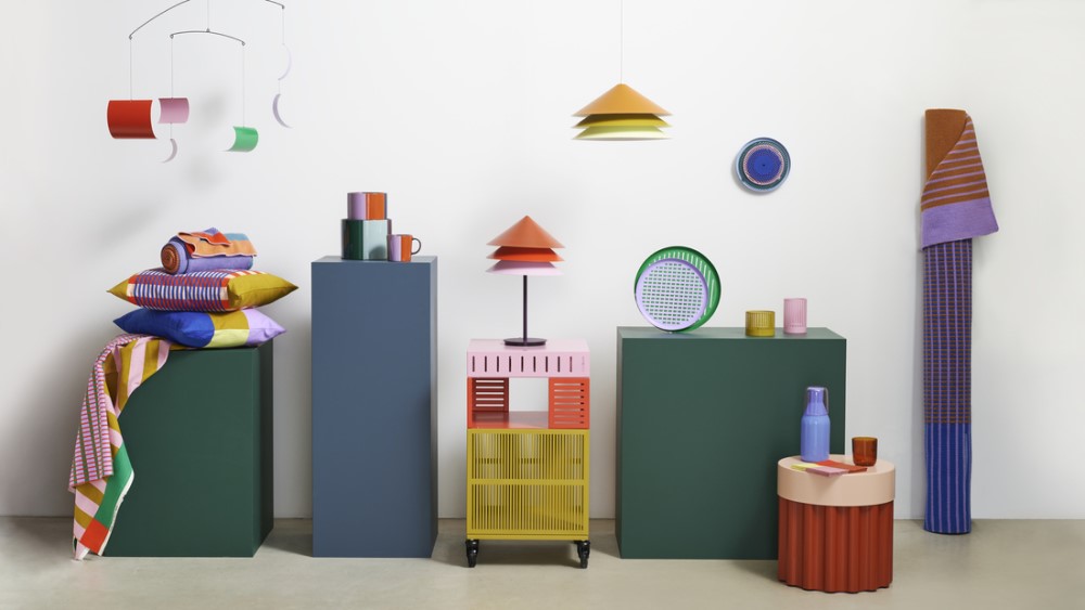 IKEA与荷兰色彩专家、设计师双人组Raw Color携手合作的TESAMMANS联名系列，即日起开卖。图／IKEA提供