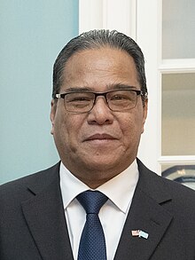 密克罗尼西亚总统韦斯利．西米纳。 维基百科