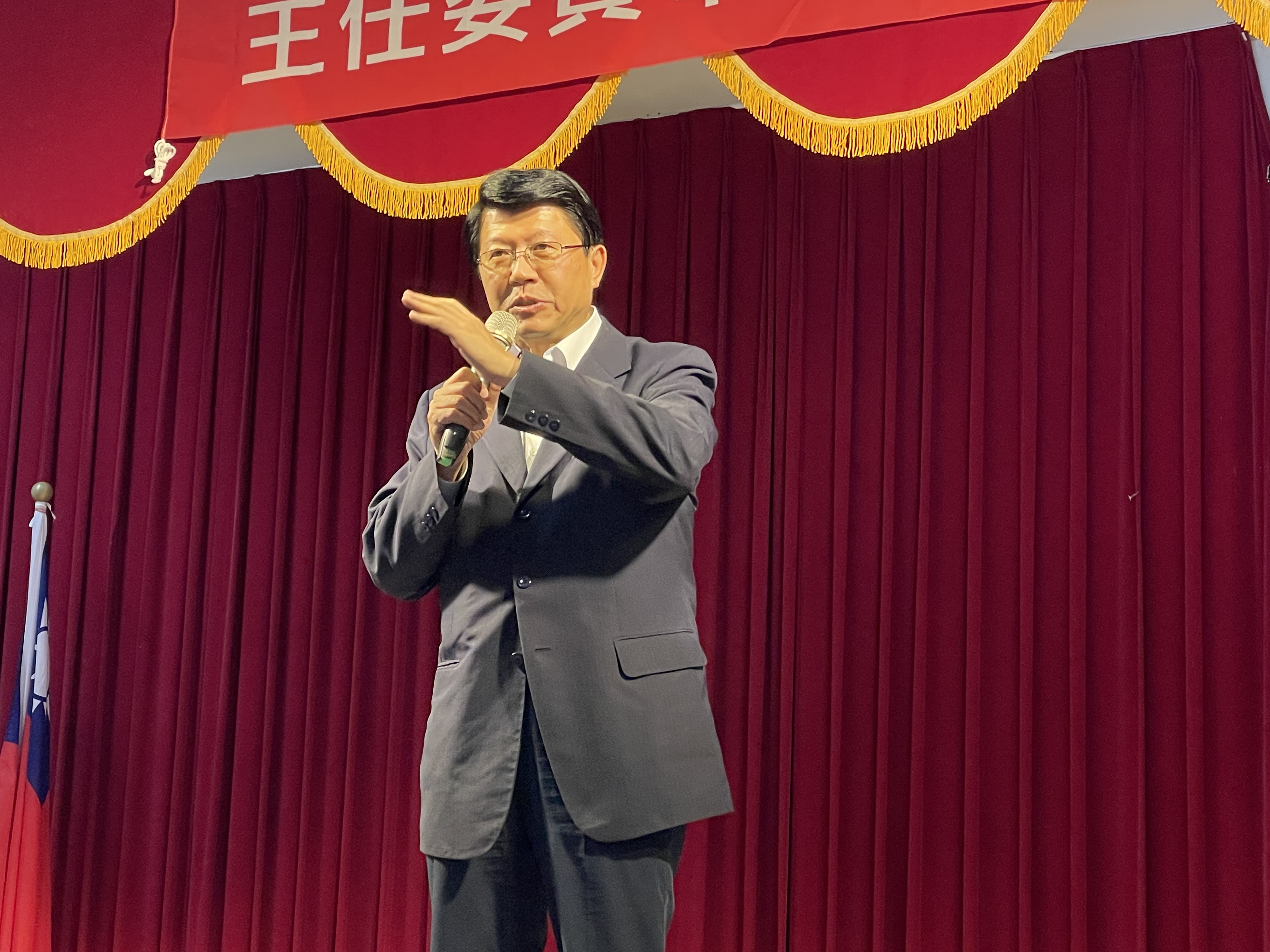 立委谢龙介今天接任国民党台南市党部主委。记者林伯骅／摄影