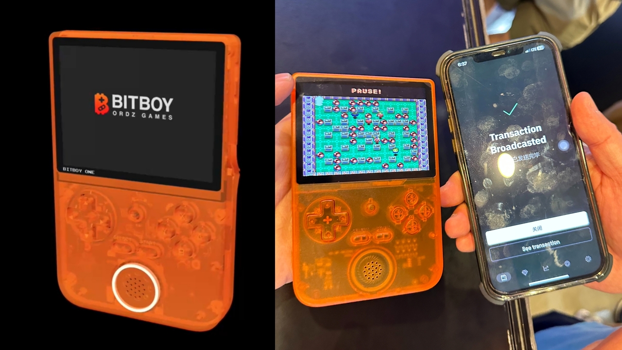 加密貨幣掌機「BitBoy」亮相！致敬Game Boy外型主打玩遊戲拿空投