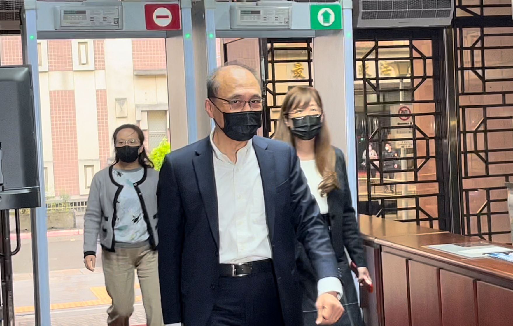 林全今到台北地方法院作证。记者林孟洁/摄影