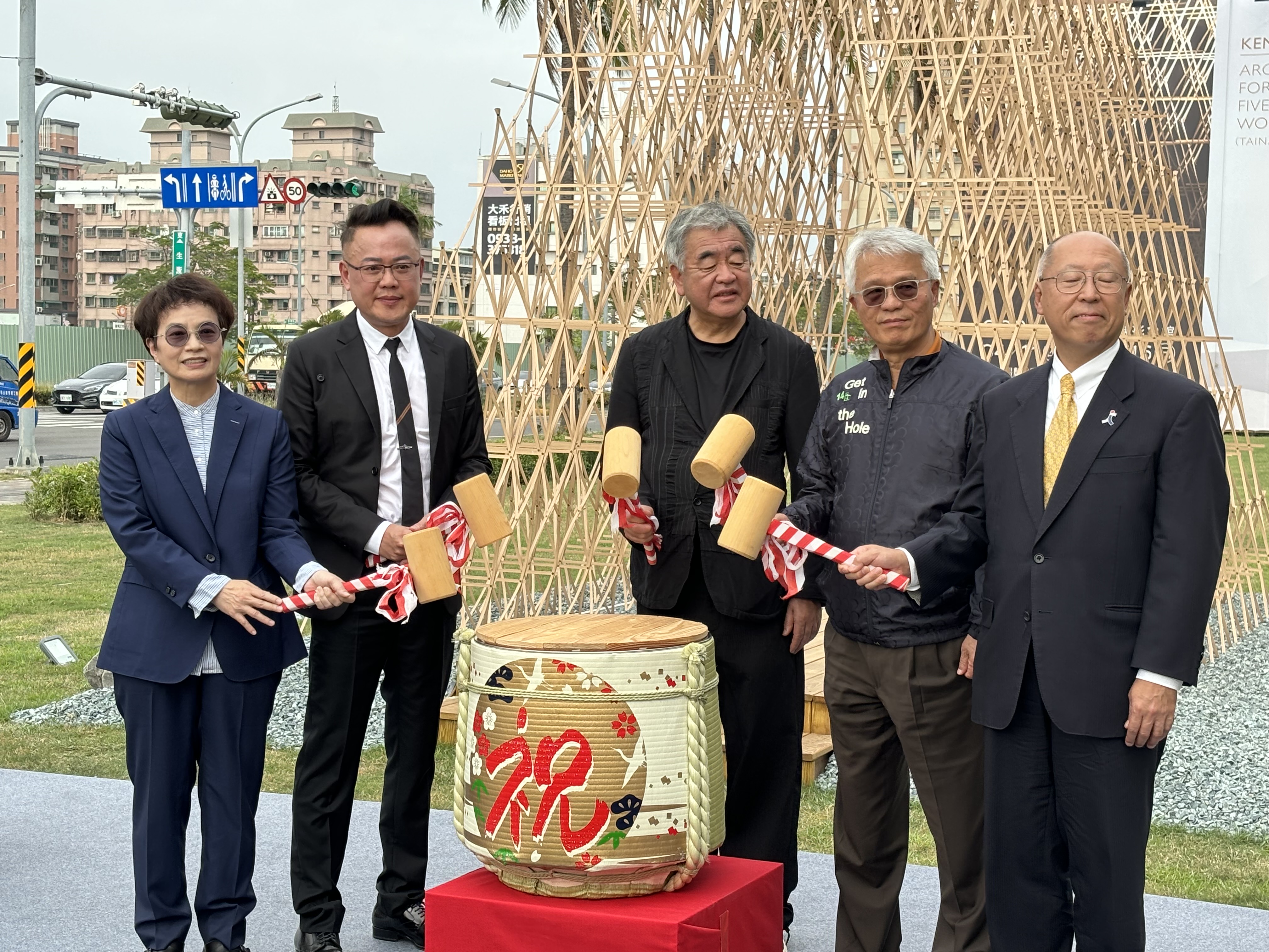 日本知名建筑师隈研吾「五感的建筑」世界巡回展来到台湾。记者游智文／摄影