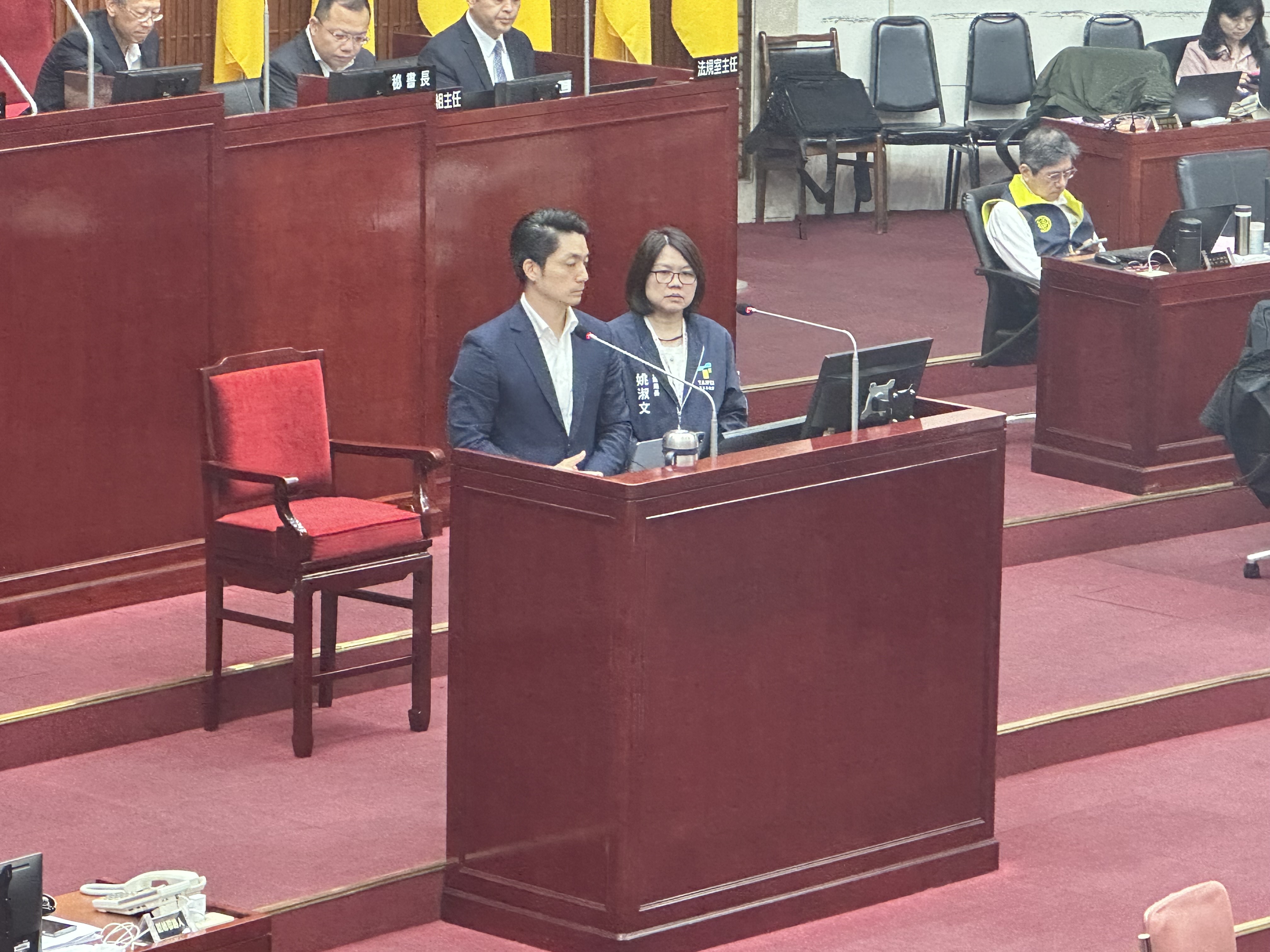 台北市长蒋万安今针对剀剀保母虐童案专案报告。记者洪子凯／摄影