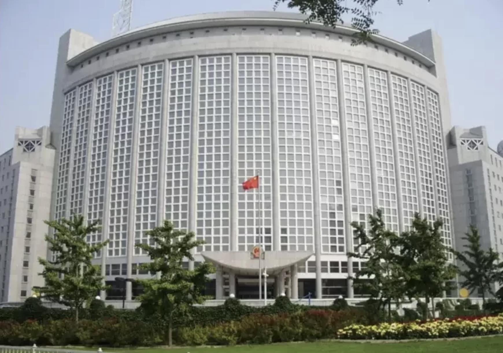图为位于北京朝阳门的中国大陆外交部。（图／取自大陆外交部官网）