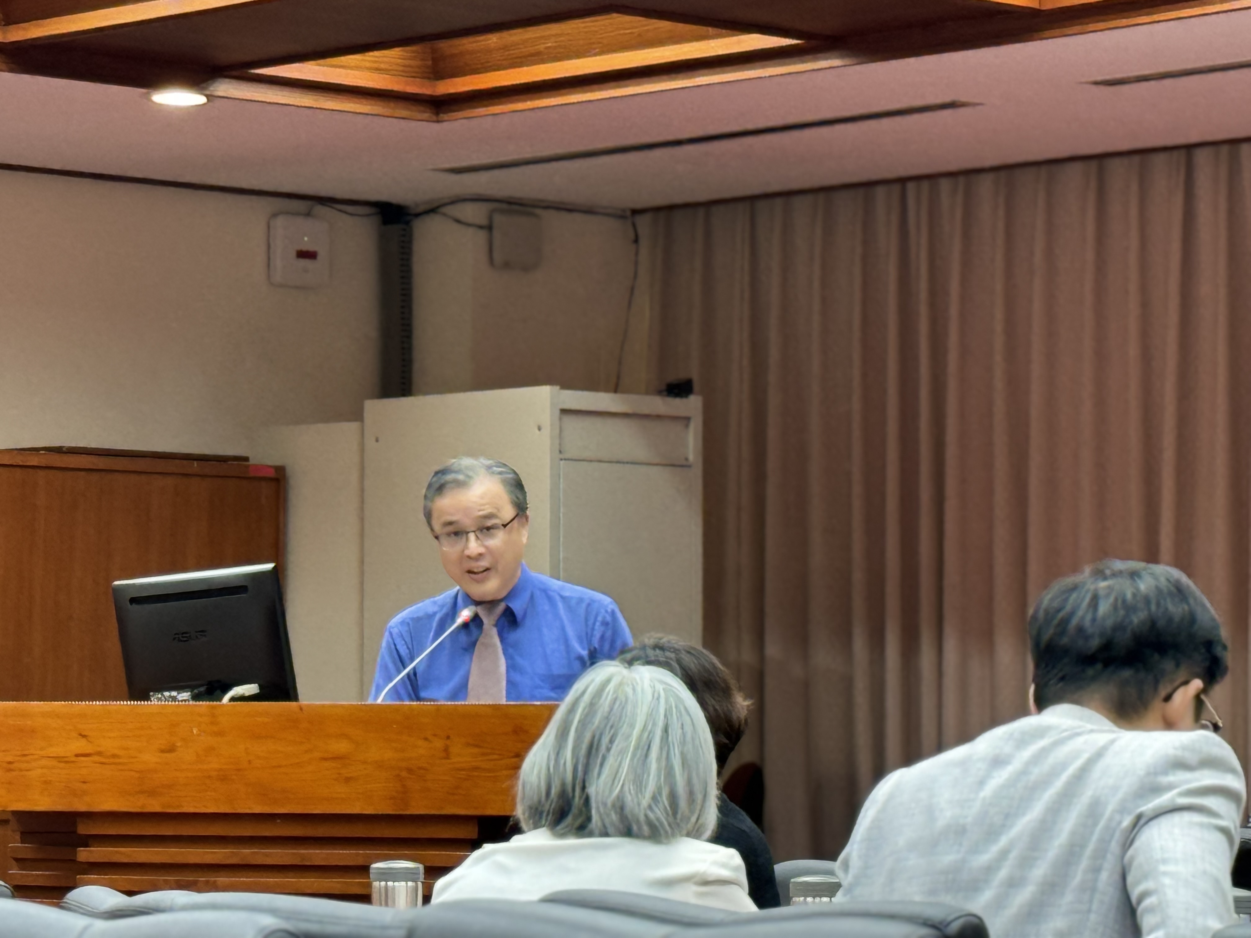 教育部学务特教司长吴林辉在公听会上说，各界对于增置辅导人力有高度共识。记者李芯／摄影
