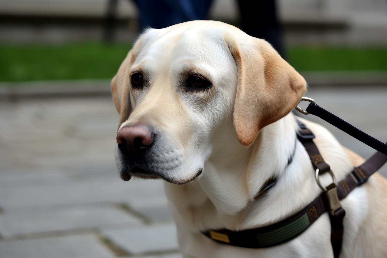 日本今年3月刚全面开幕的吉卜力公园，传出拒绝带著导盲犬的视障人士搭乘园区「龙猫巴士」。情境示意图。图／ingimage