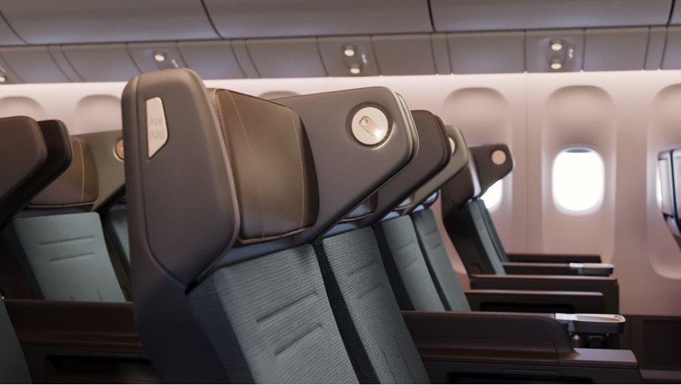 国泰航空将于今年翻新旗下的波音777-300ER型号客机，并提供全新的特选经济客舱。图/国泰航空提供