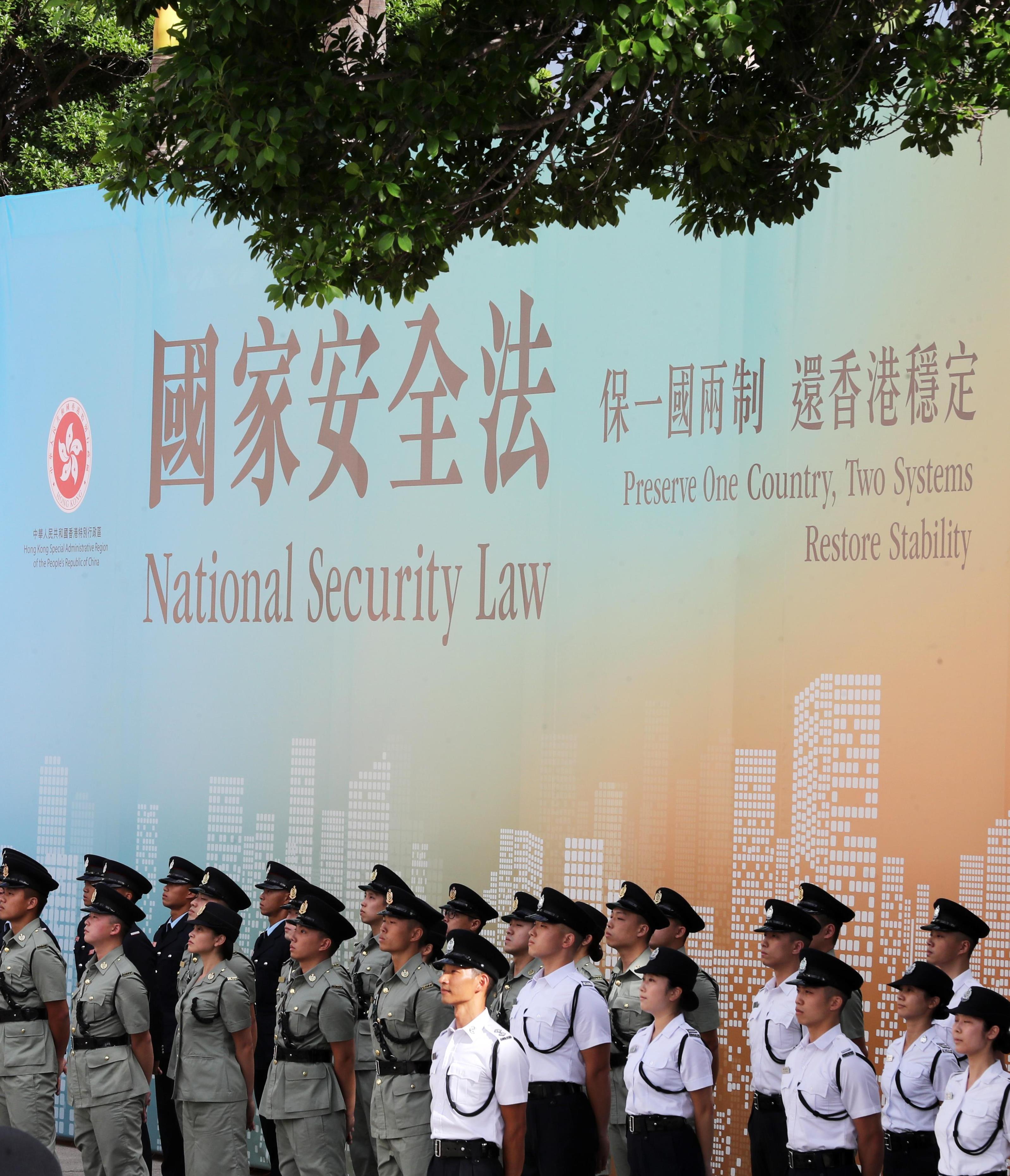 自2020年6月30日港版国安法实施以来，香港有291人因涉嫌从事危害国家安全的行为和活动而被捕。（新华社）