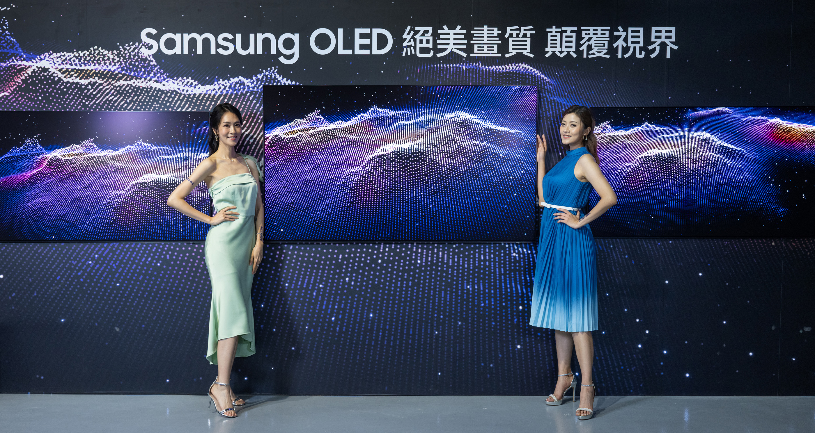 三星推出新款AI智慧电视，抢攻超大尺寸电视市场。台湾三星/提供