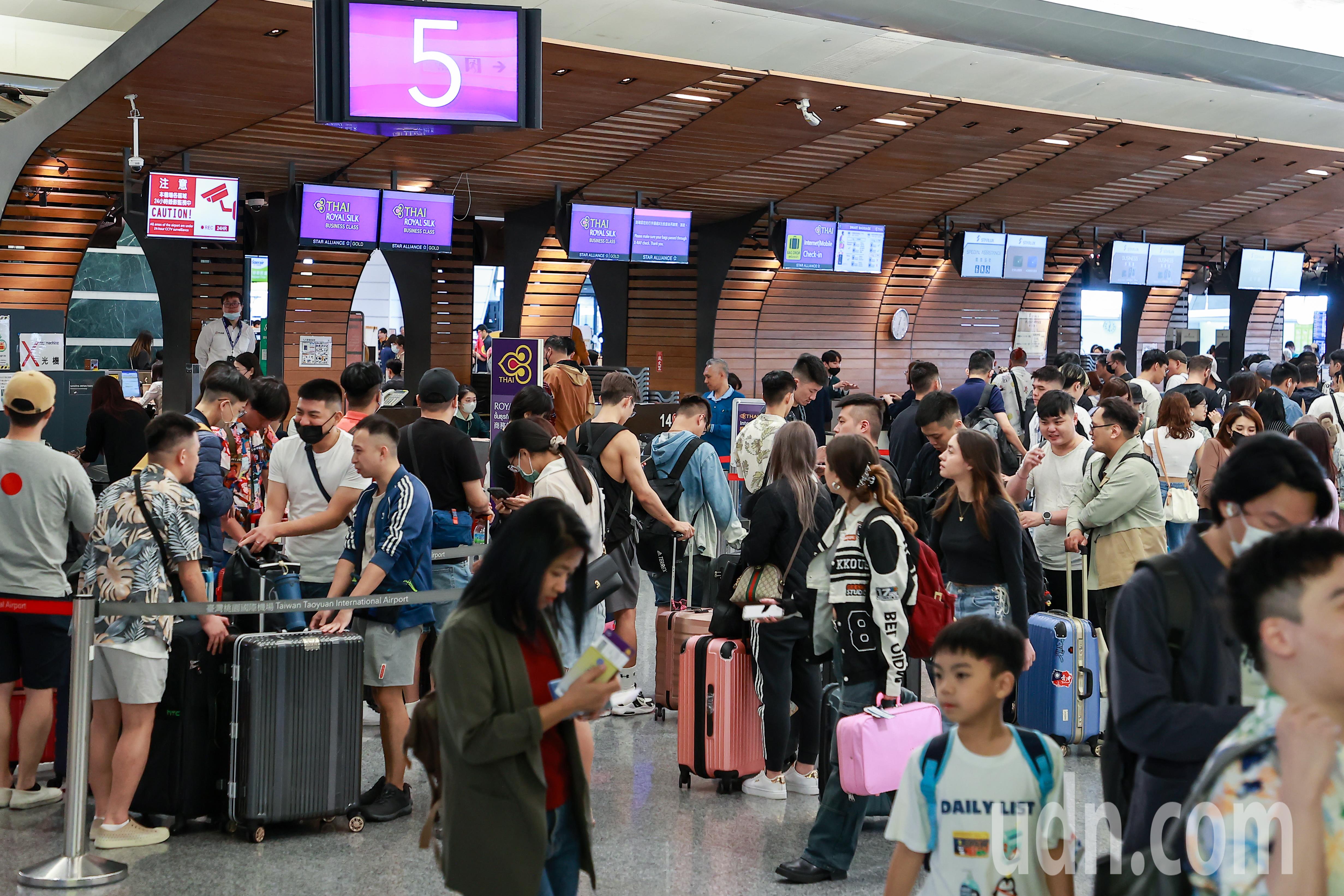 Skytrax公布2024年最佳百大机场评选结果，桃园国际机场在年旅客3,000万至4,000万区间最佳机场获得全球第9名。记者黄仲明／摄影