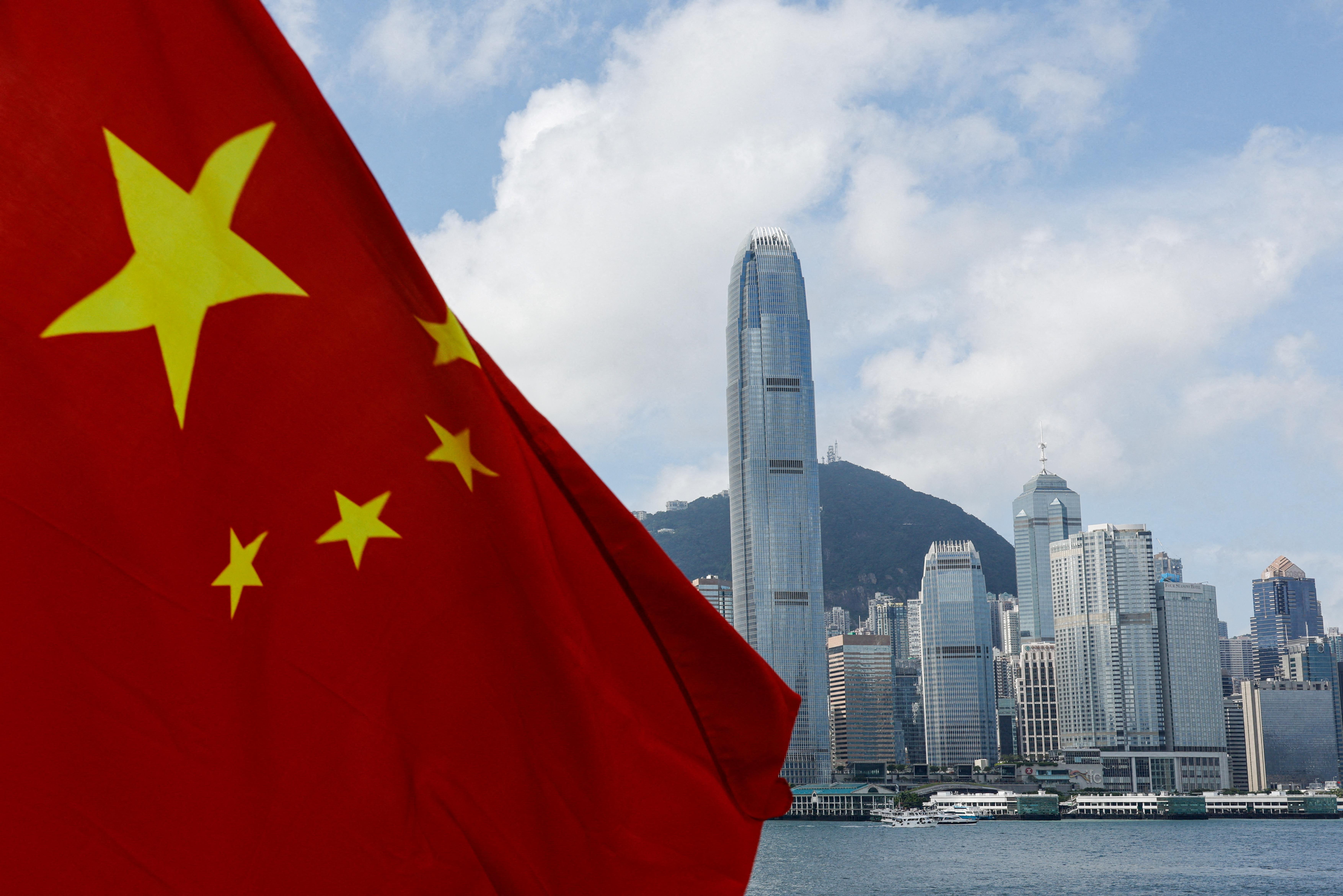 针对美国新近发布的《2023人权国家报告》，大陆外交部驻港公署指报告诋毁抹黑中国和香港特区人权法治状况。（路透）