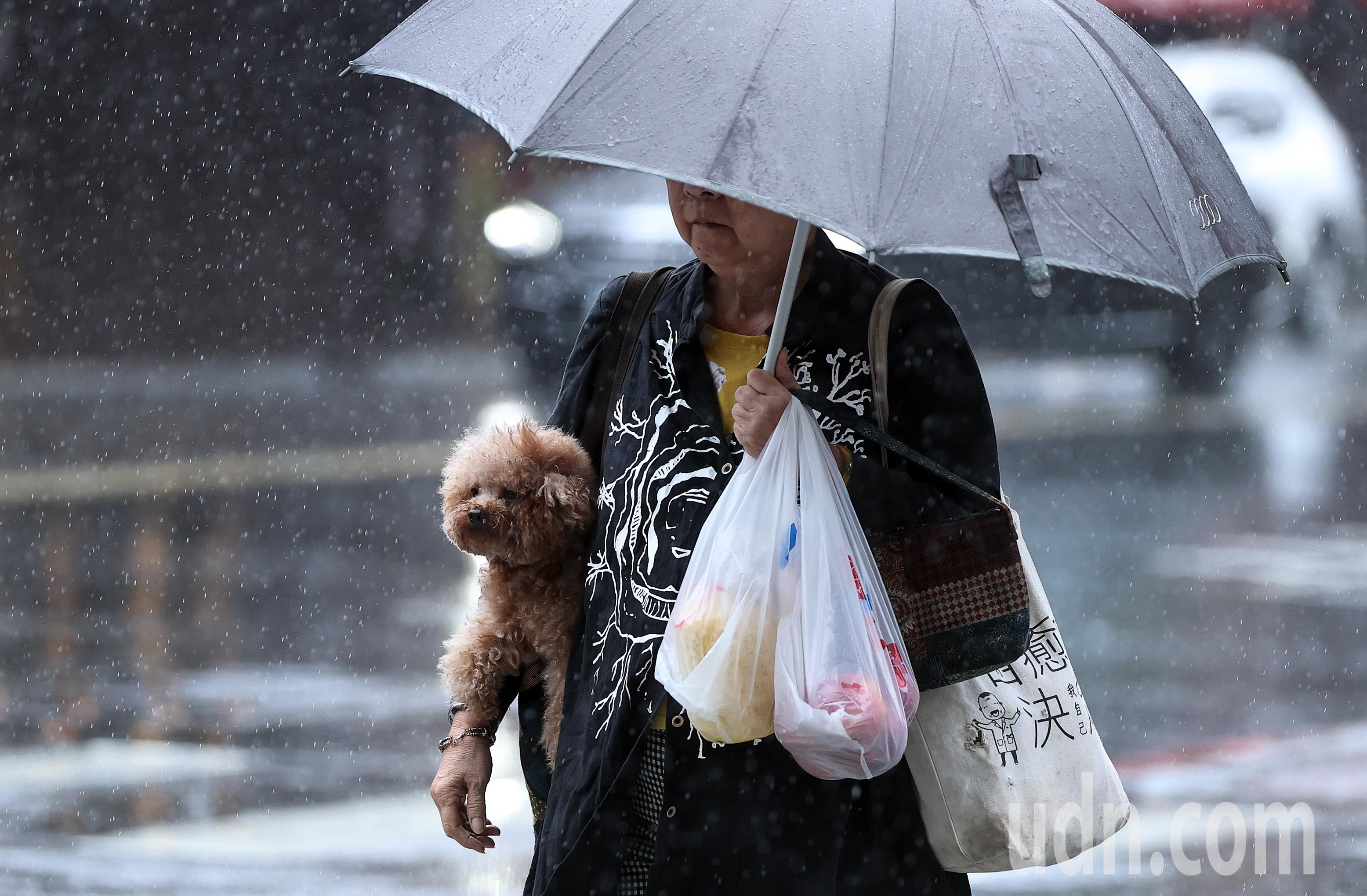 本周因带有水气的锋面陆续移入台湾上空，西半部及东北部地区会有较大雨势发生机率。记者侯永全／摄影